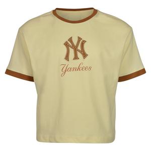 Pro Standard Big Boys' NY Yankees Wheat Tee - CREAM