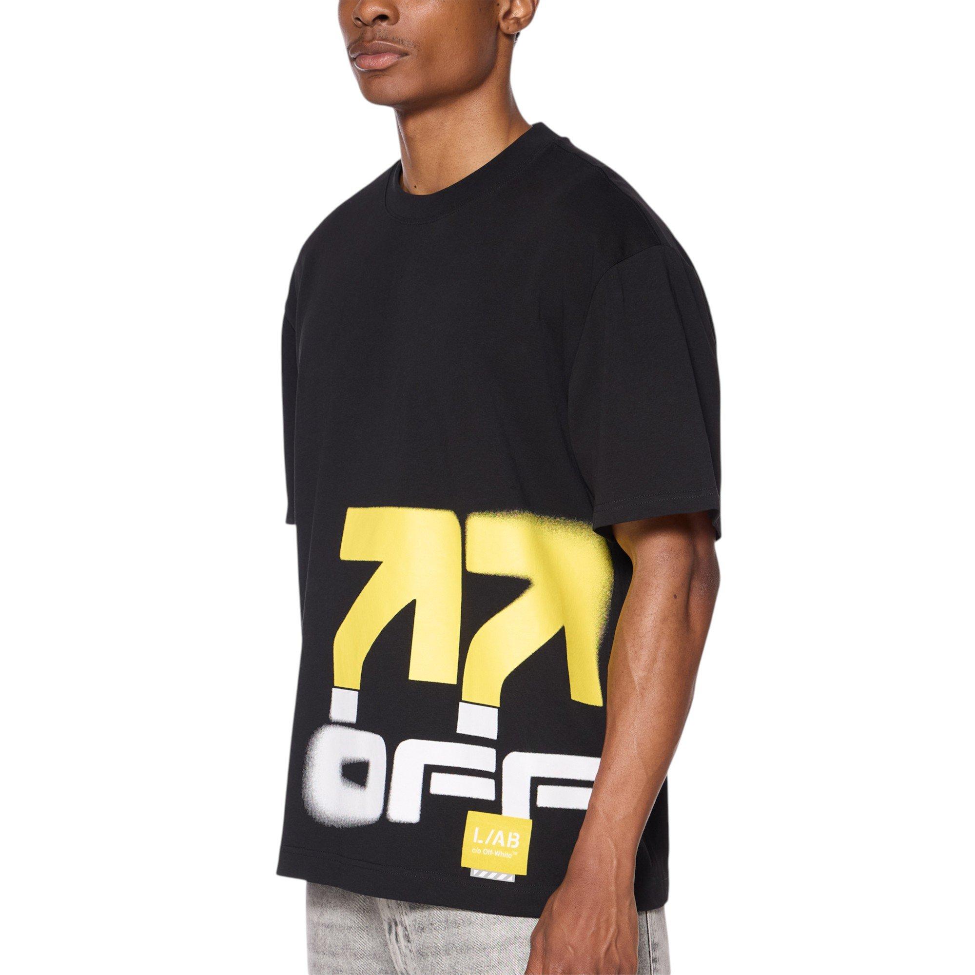 L/AB c/o Off-White Men's Off Active Tee - Black