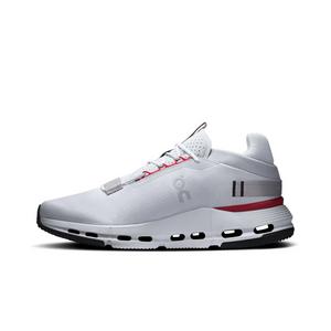 On Cloudnova 2 "Glacier/Red" Men's Shoe - GREY/RED