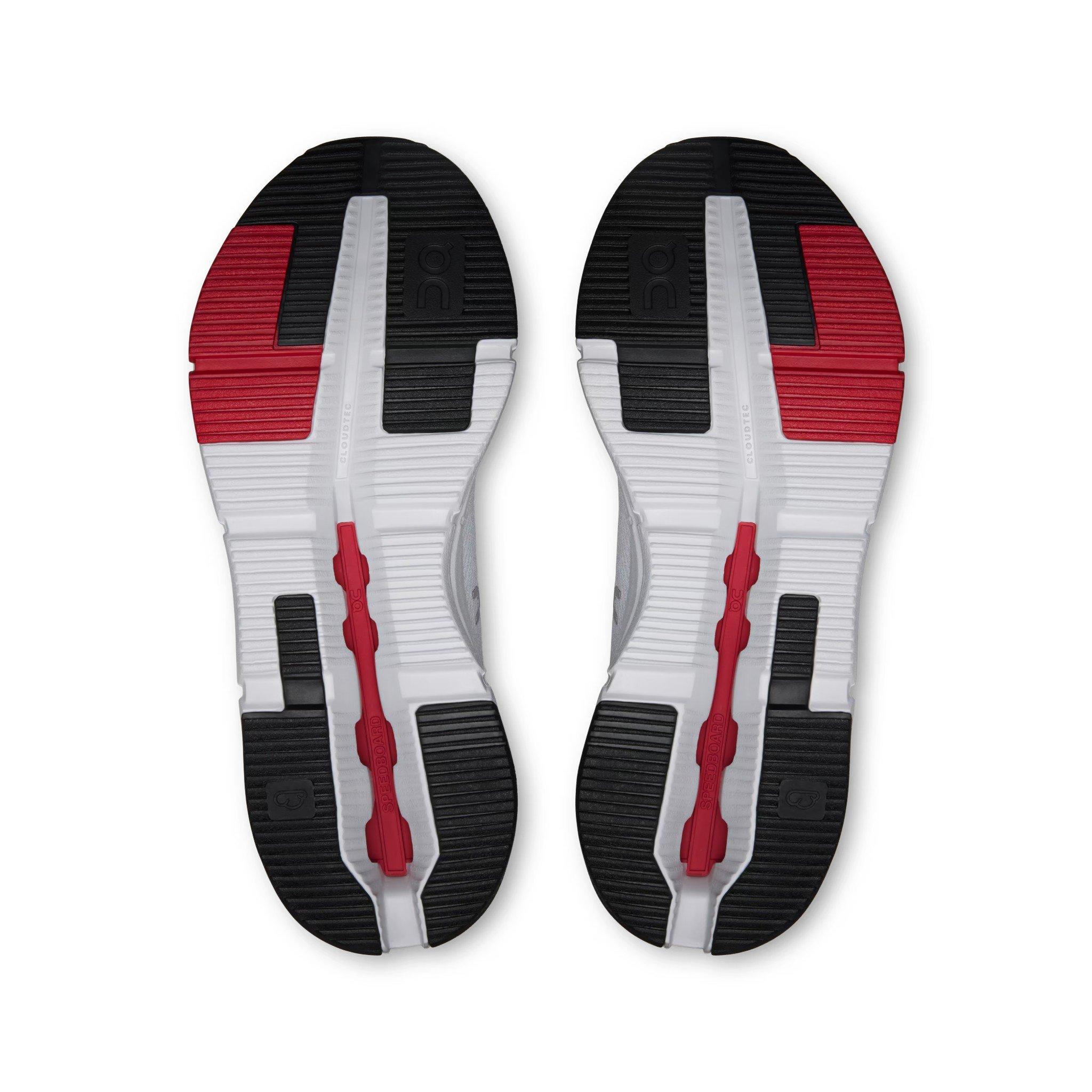 On Cloudnova 2 "Glacier/Red" Men's Shoe - GREY/RED