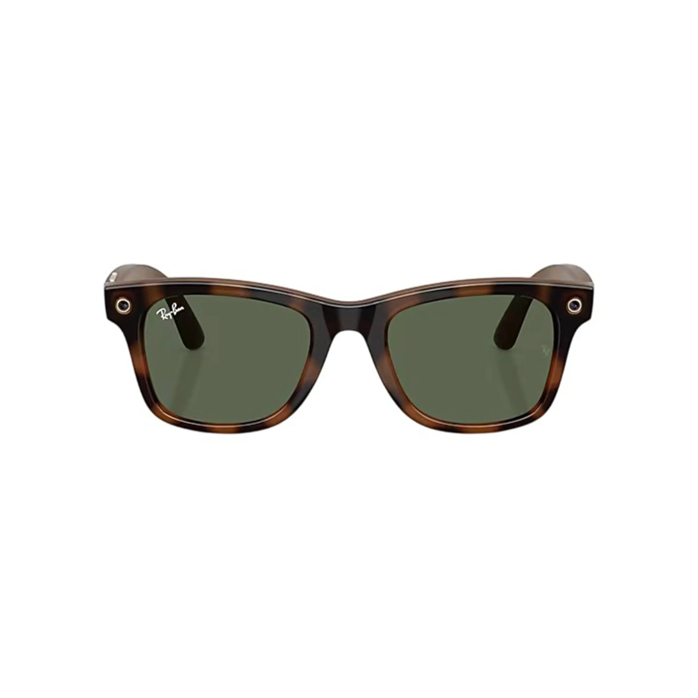 Ray Ban Wayfarer Meta Gen 3 Sunglasses - Green/Havana Brown - BROWN
