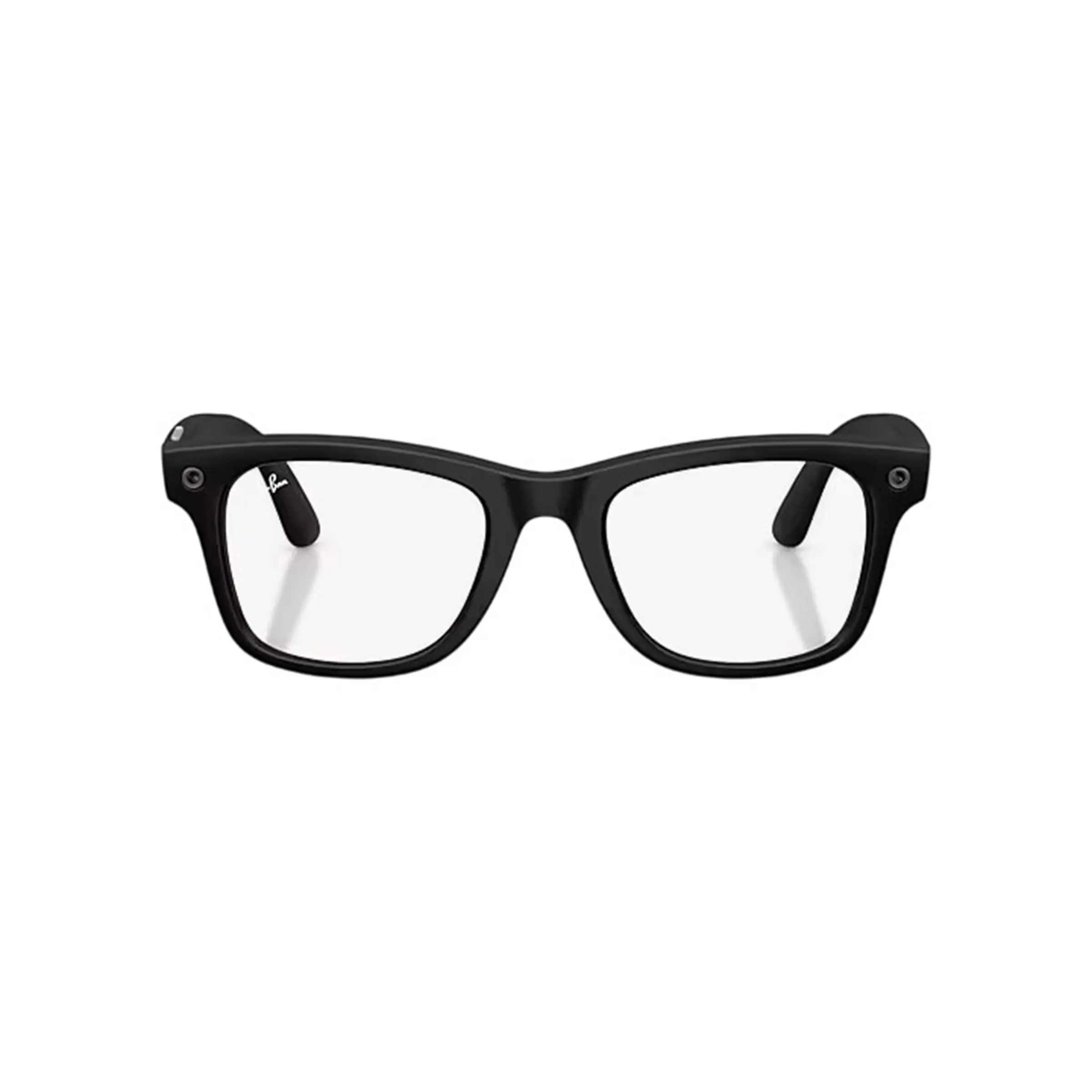 Ray Ban Wayfarer Meta Gen 3 Large Sunglasses - Matte Black/Green - BLACK