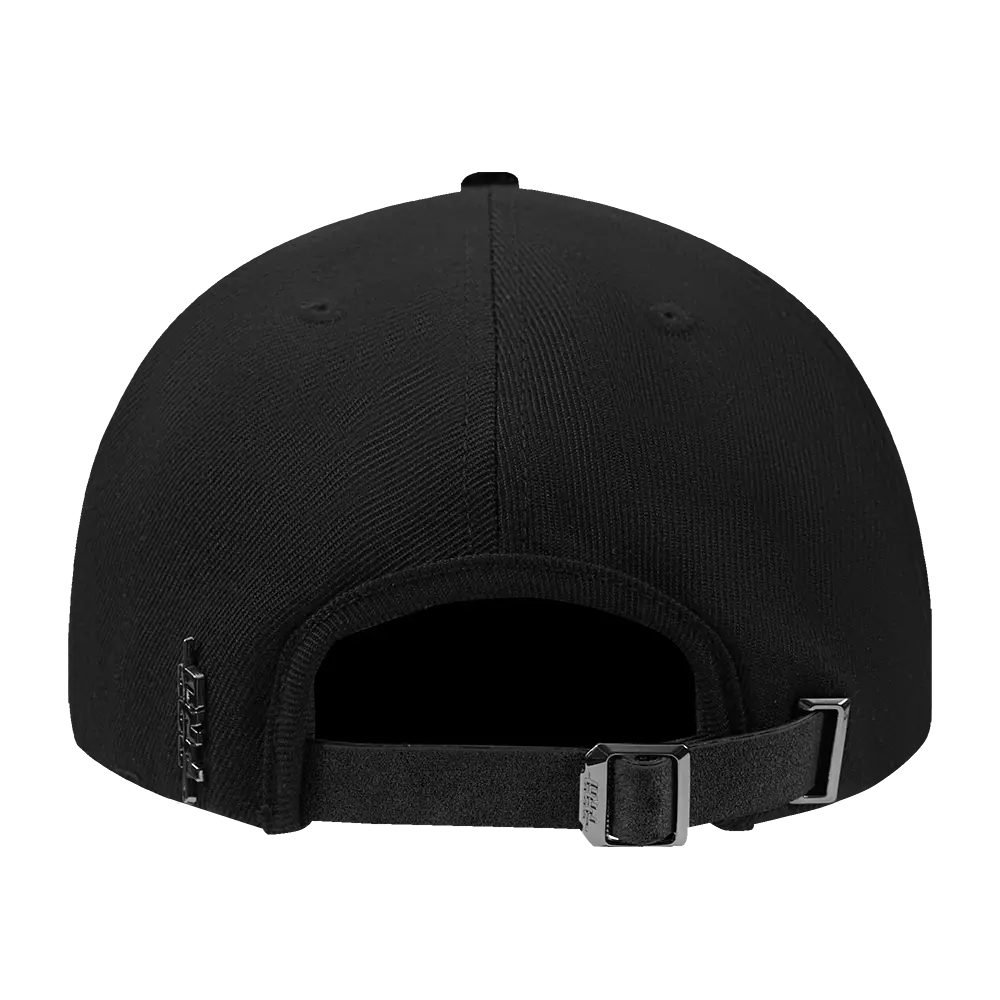 Pro Standard New York Yankees Iced Out Triple Black Snapback Hat - Black - BLACK