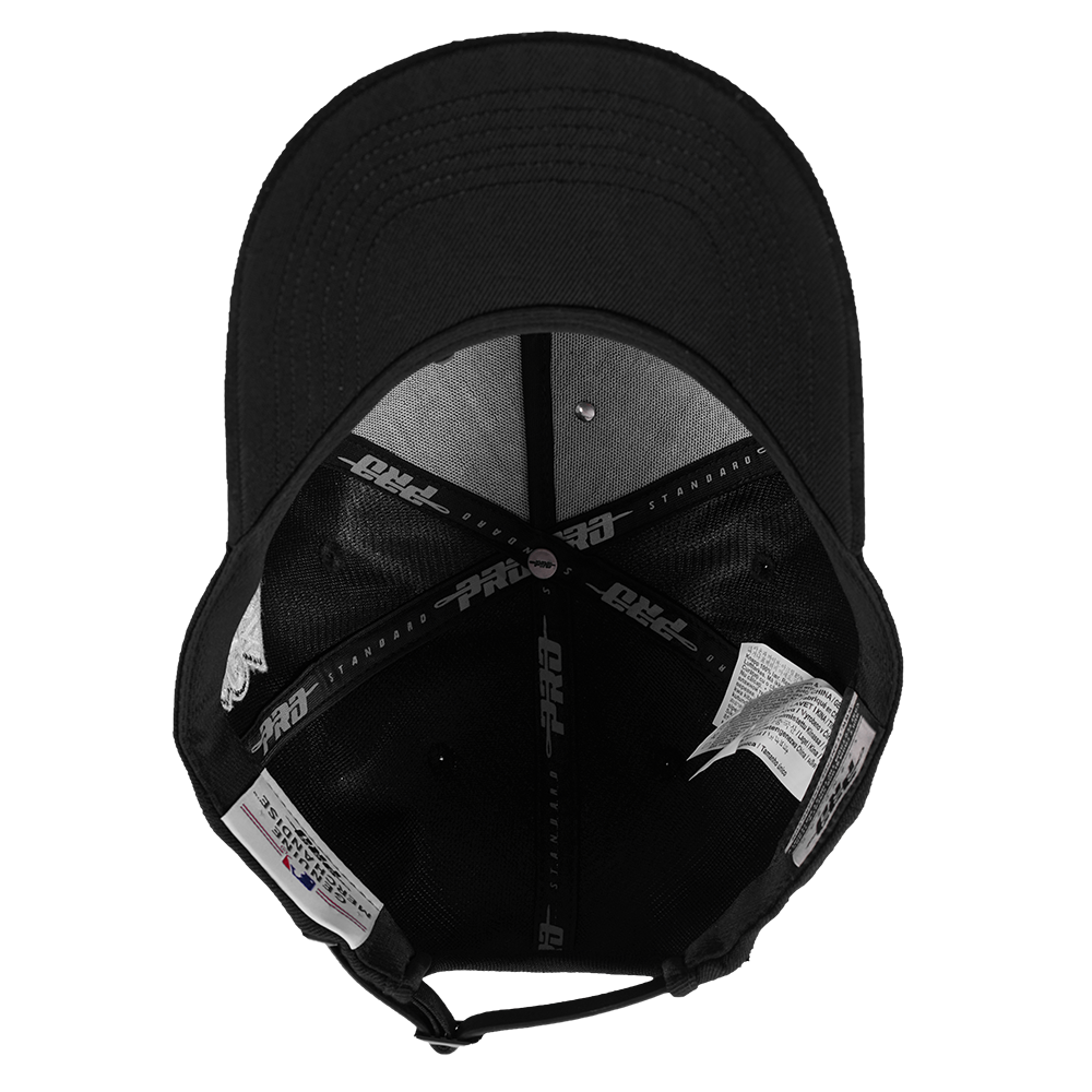 Pro Standard New York Yankees Iced Out Triple Black Snapback Hat - Black - BLACK