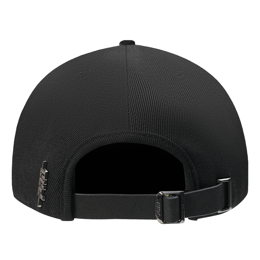 Pro Standard Atlanta Braves Iced Out Triple Black Snapback Hat - Black - BLACK