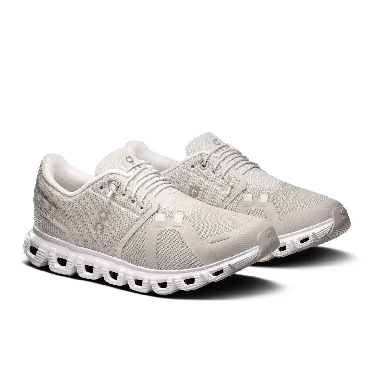 On Cloud 6 "Pearl/White" Women's Shoe - PEARL