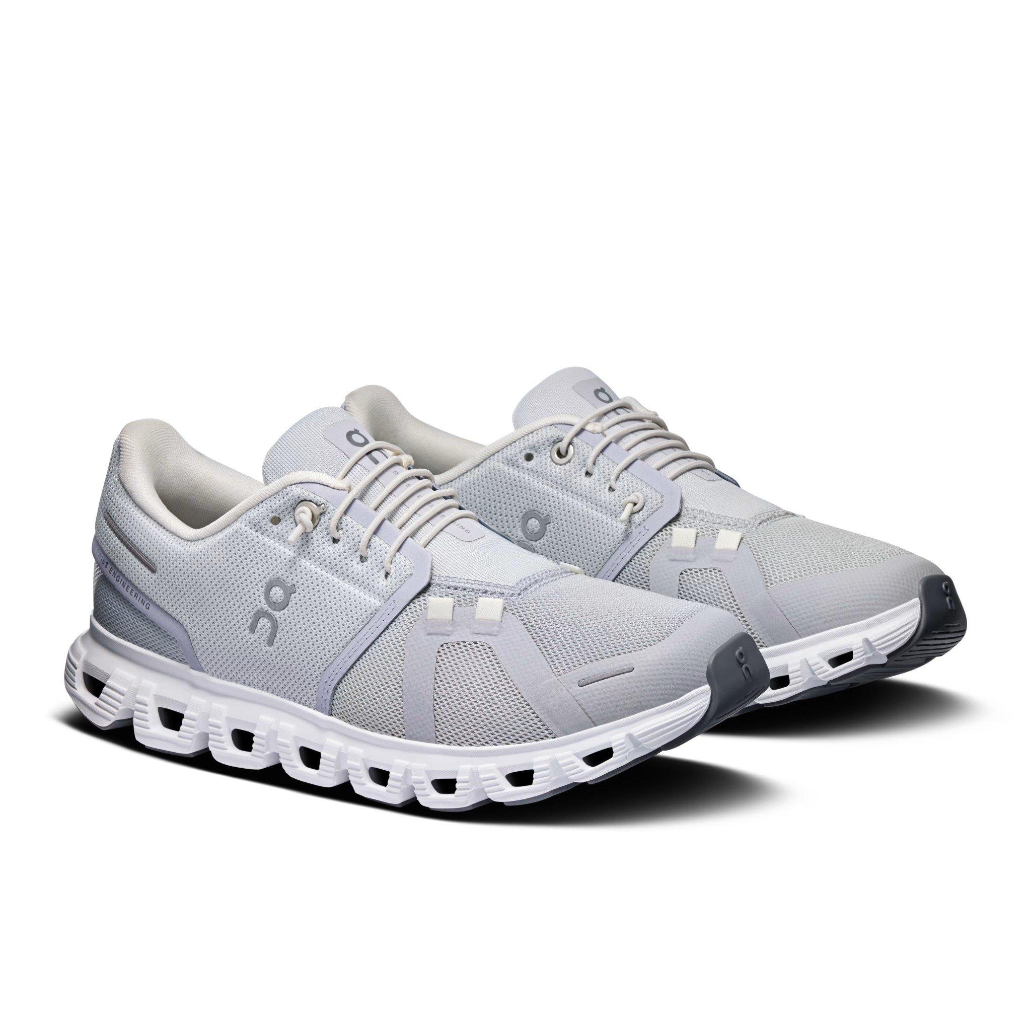 On Cloud 6 "Glacier/White" Women's Shoe - LT GREY