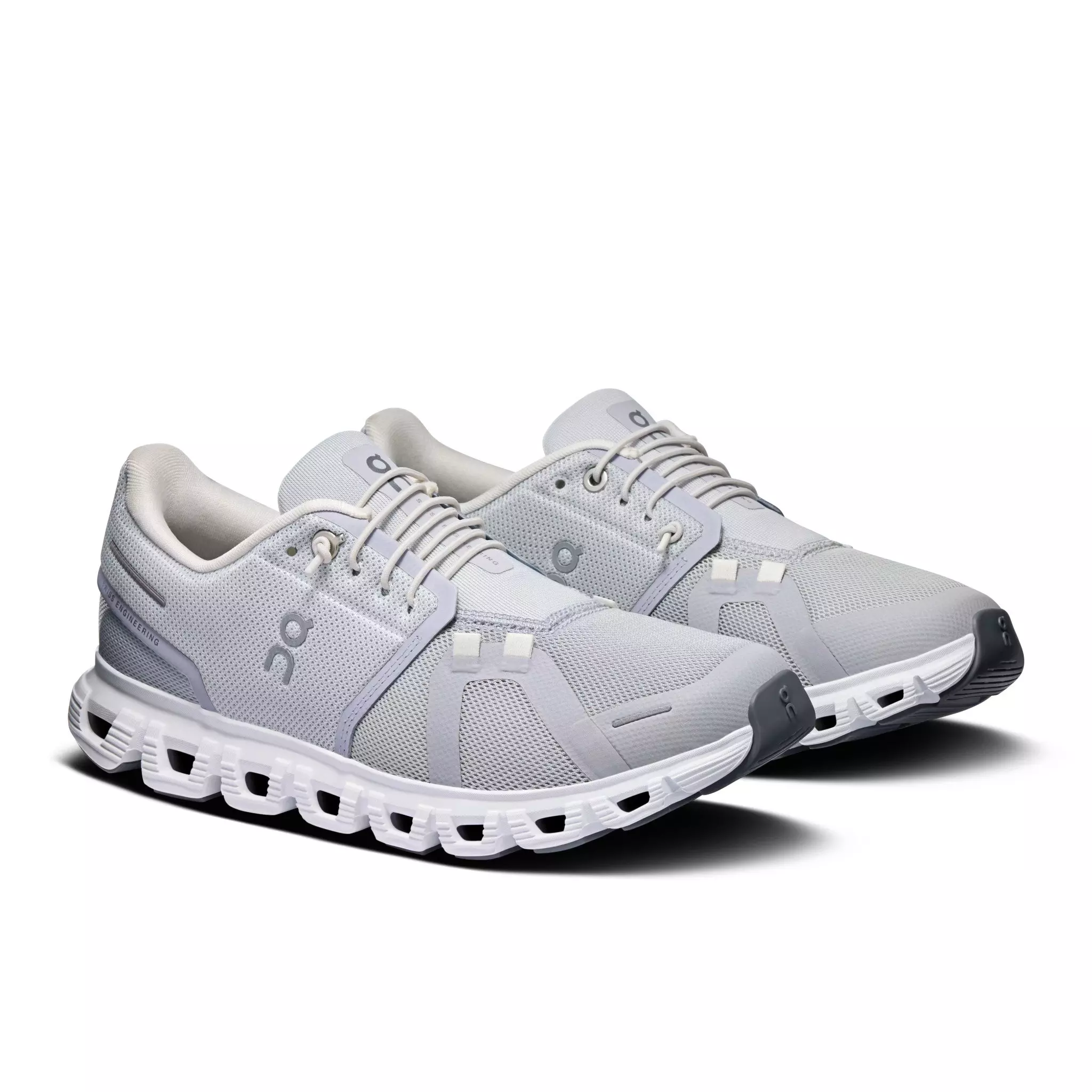 On Cloud 6 "Glacier/White" Women's Shoe - LT GREY
