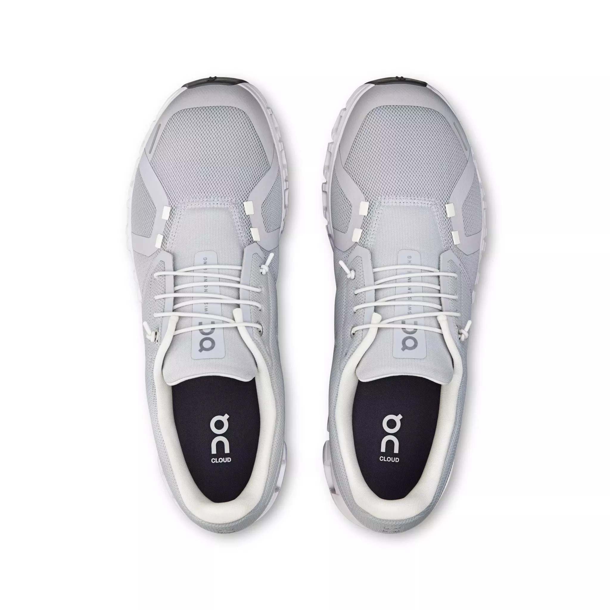 On Cloud 6 "Glacier/White" Men's Shoe - GREY/WHITE