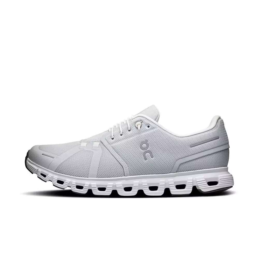 On Cloud 6 "Glacier/White" Men's Shoe - GREY/WHITE