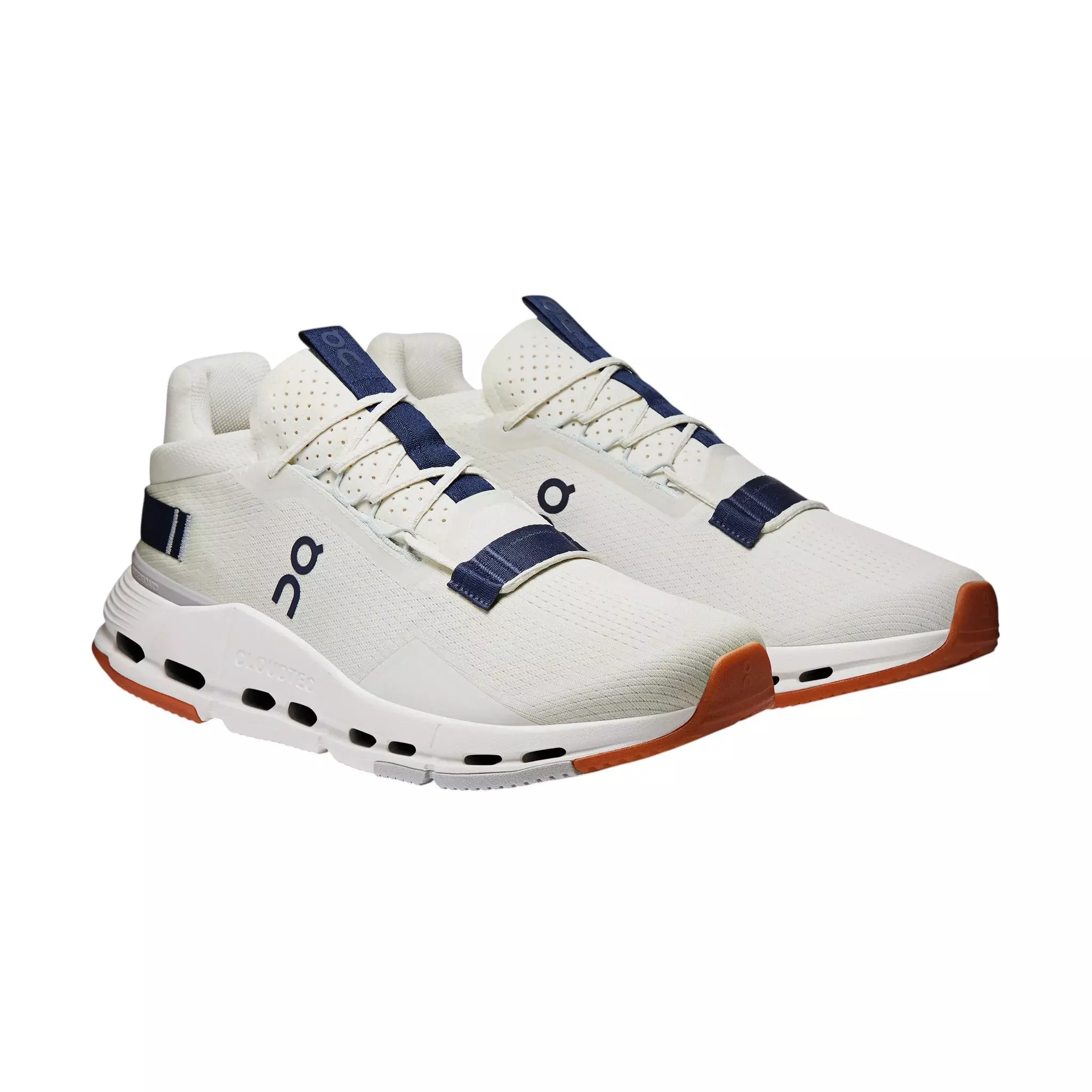 On Cloudnova 2 "Ice/Zodiac" Men's Shoe - WHITE/NAVY