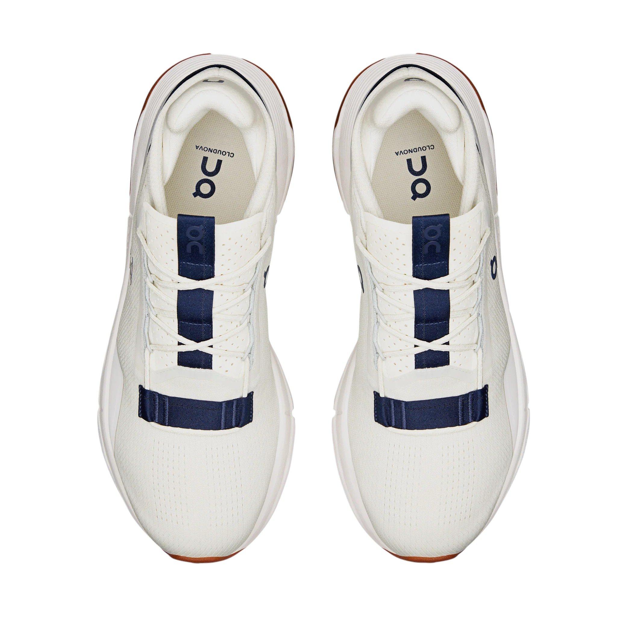 On Cloudnova 2 "Ice/Zodiac" Men's Shoe - WHITE/NAVY