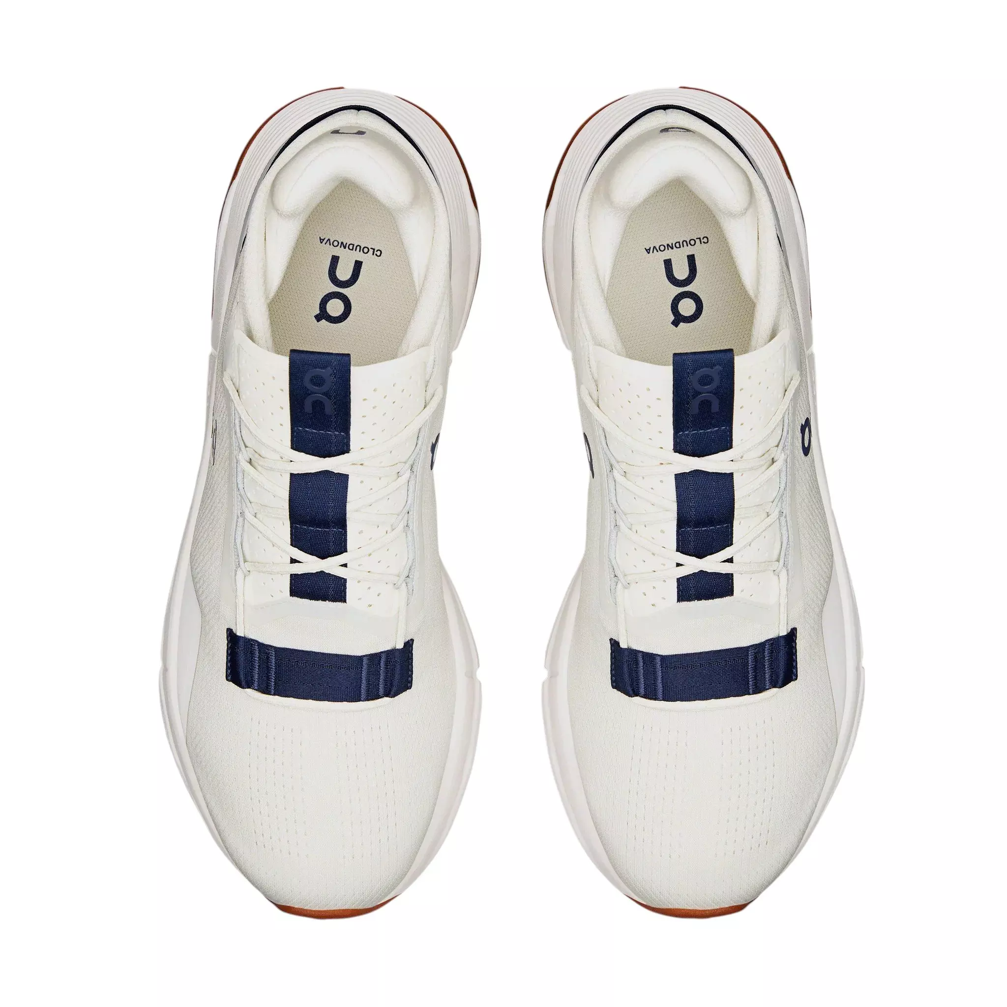 On Cloudnova 2 "Ice/Zodiac" Men's Shoe - WHITE/NAVY