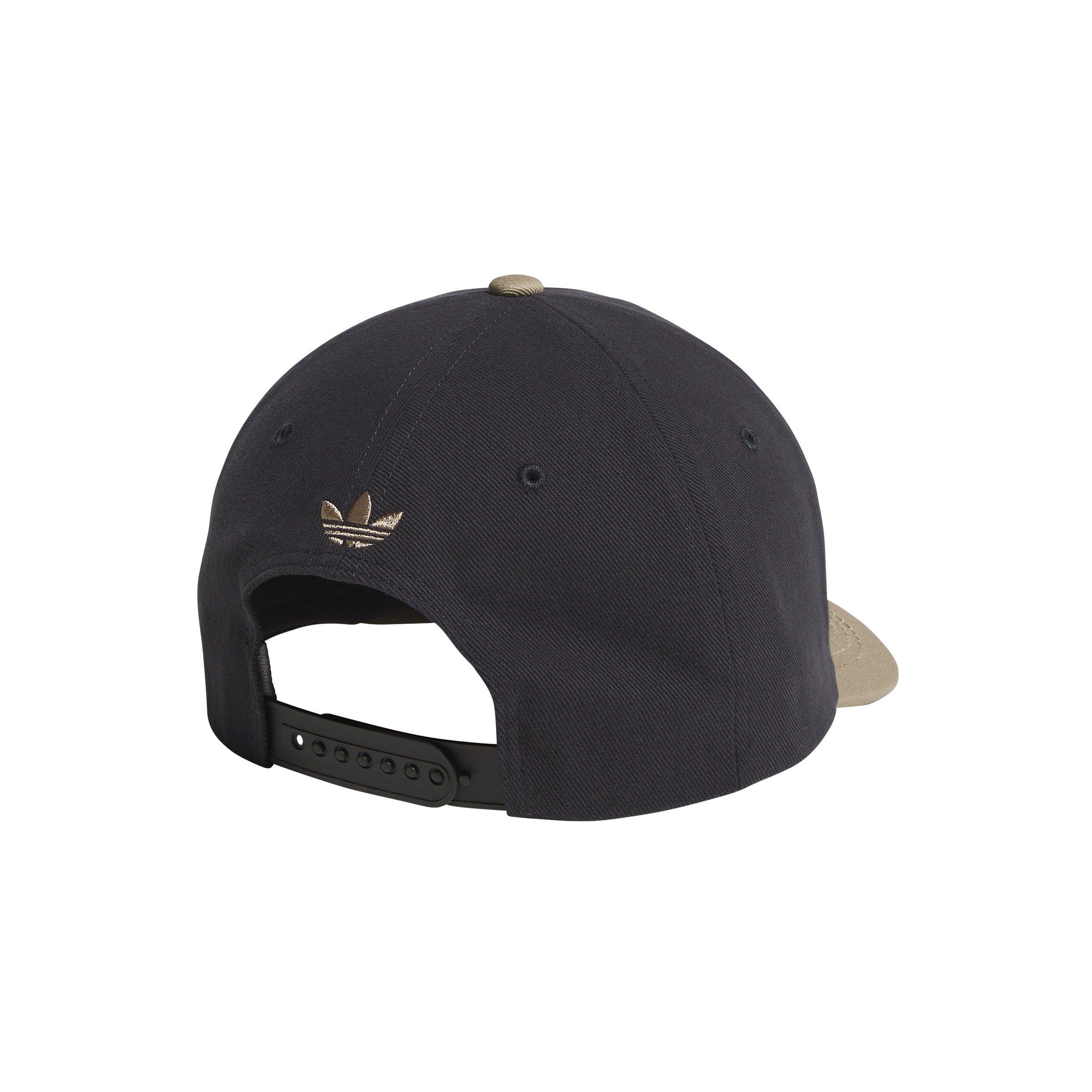 adidas Originals 5 Panel Utility Patch Snapback Hat - Black - BLACK