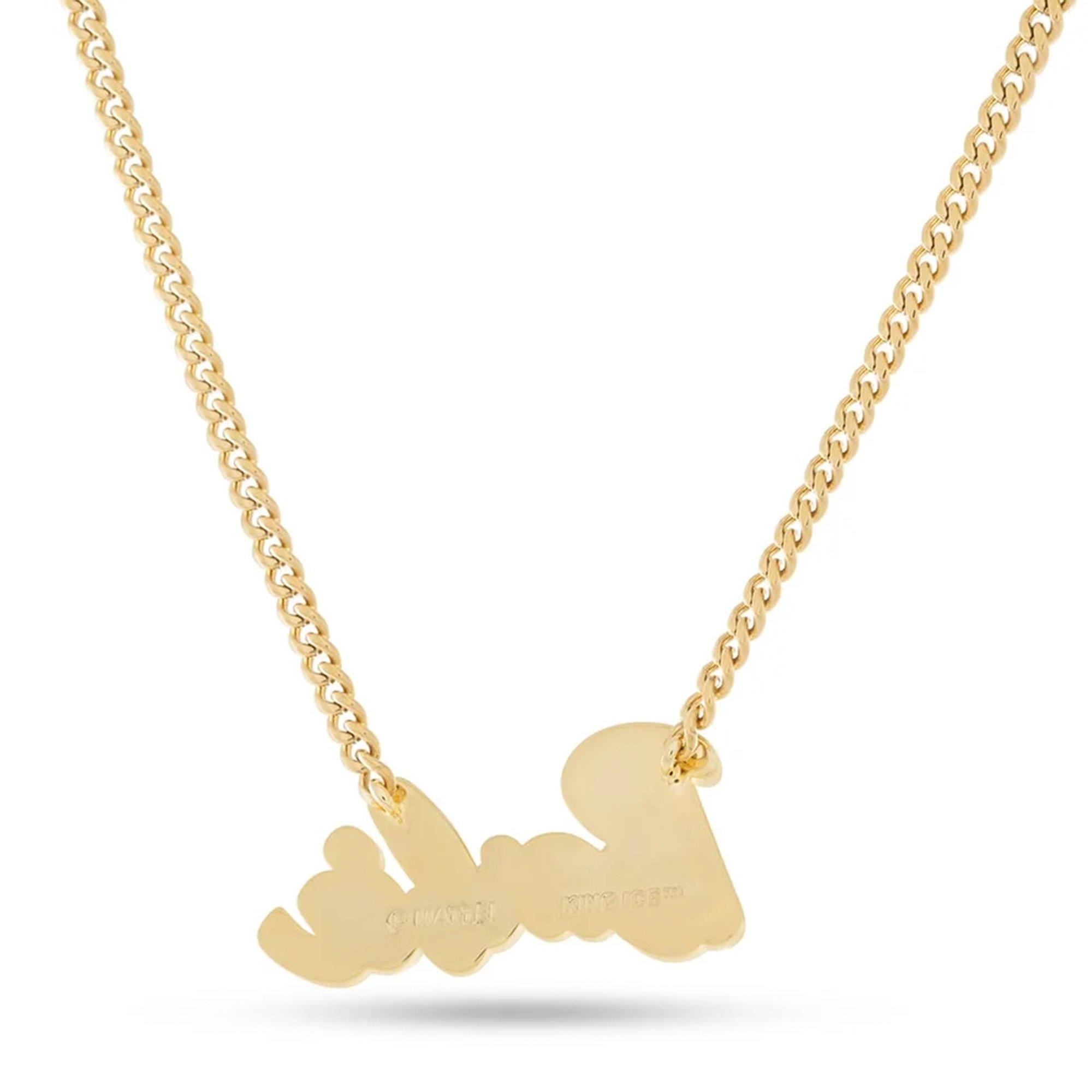 King Ice x Barbie Necklace - Gold - GOLD