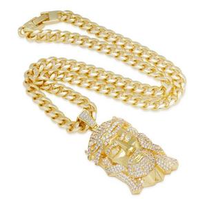 King Ice Our Savior Necklace - Gold - GOLD