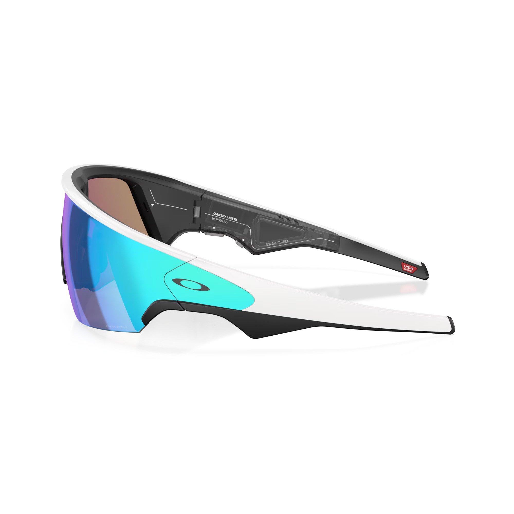 Oakley Meta Vanguard Prizm Sunglasses - White - WHITE