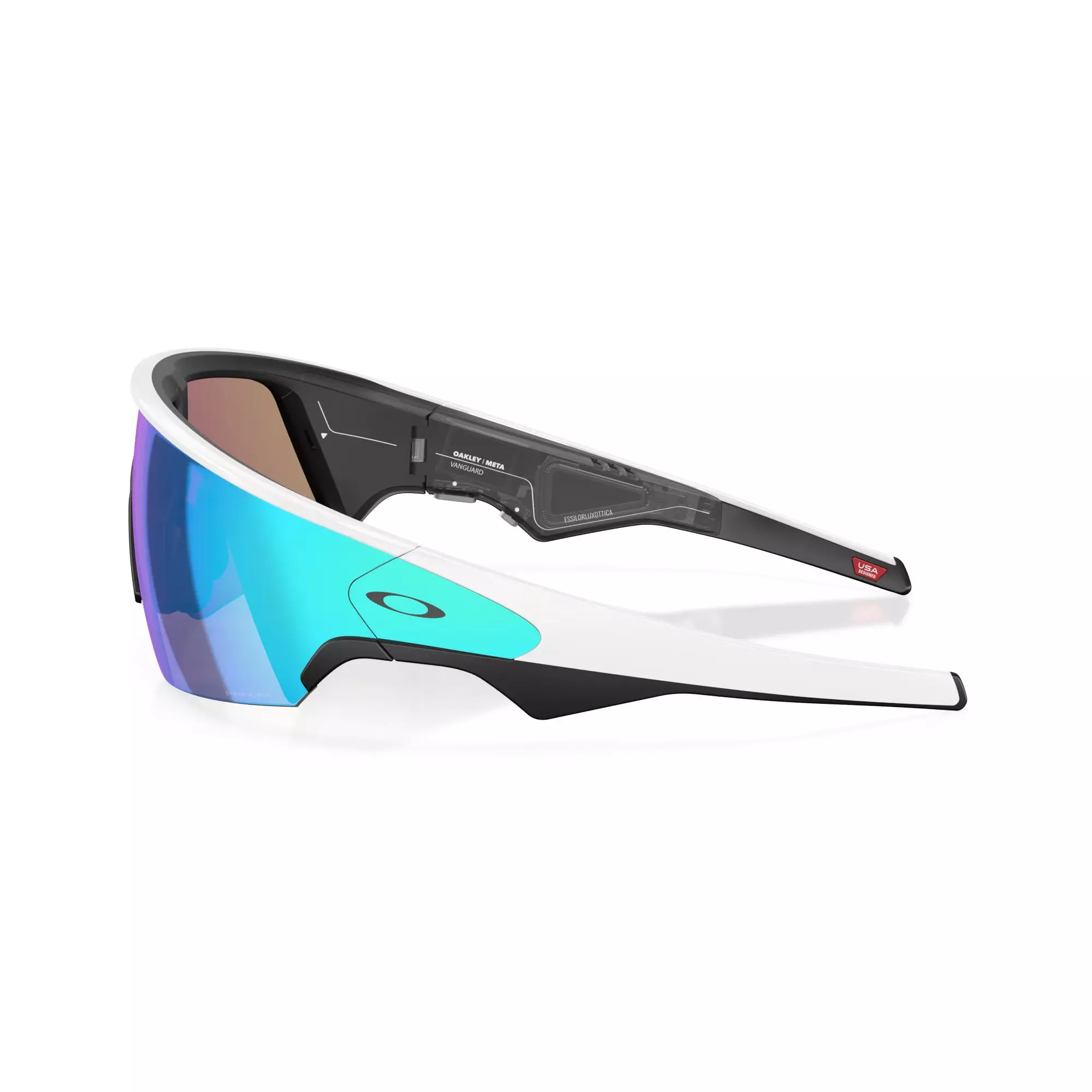 Oakley Meta Vanguard Prizm Sunglasses - White - WHITE