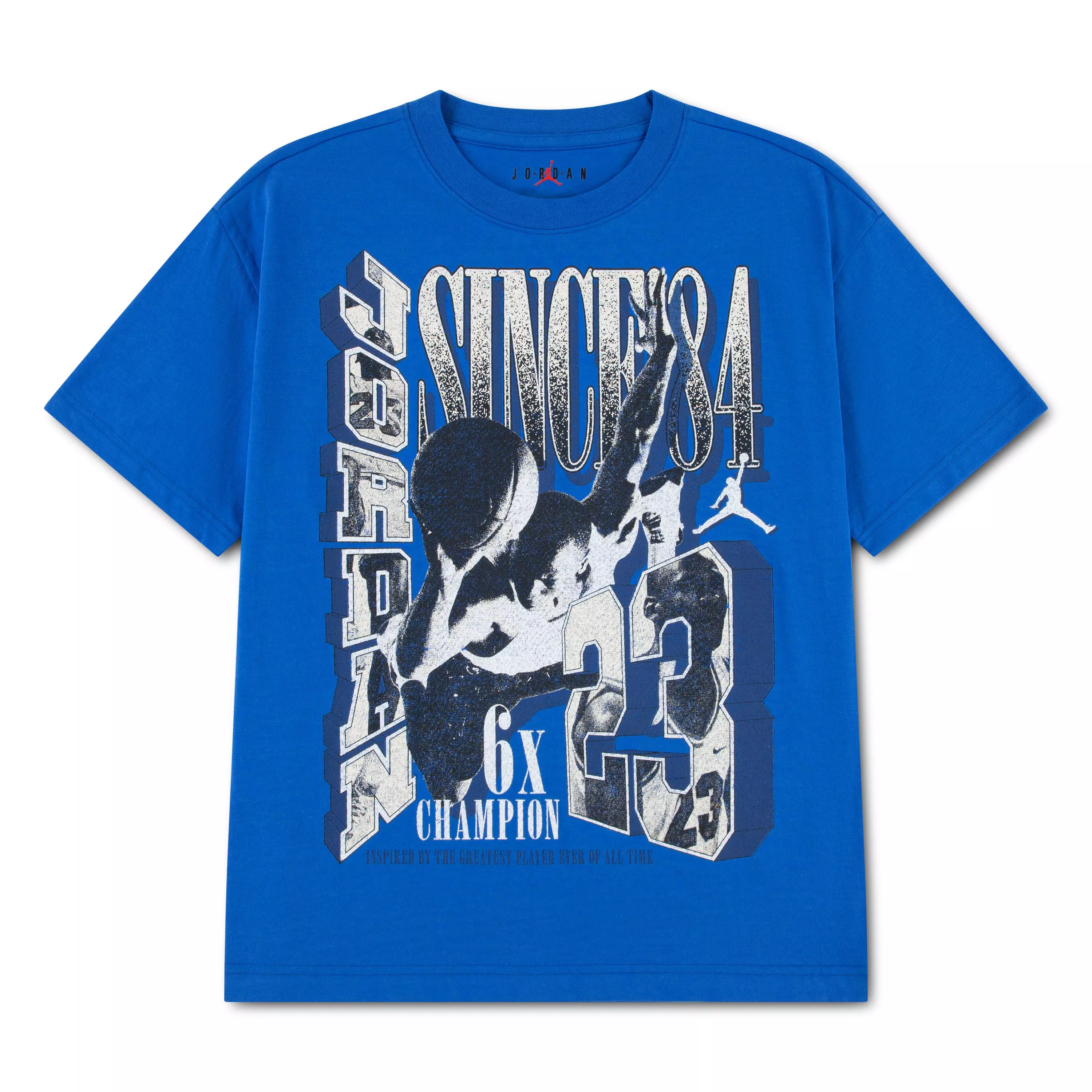 Jordan Big Boys' Since 84 Tee - BLUE