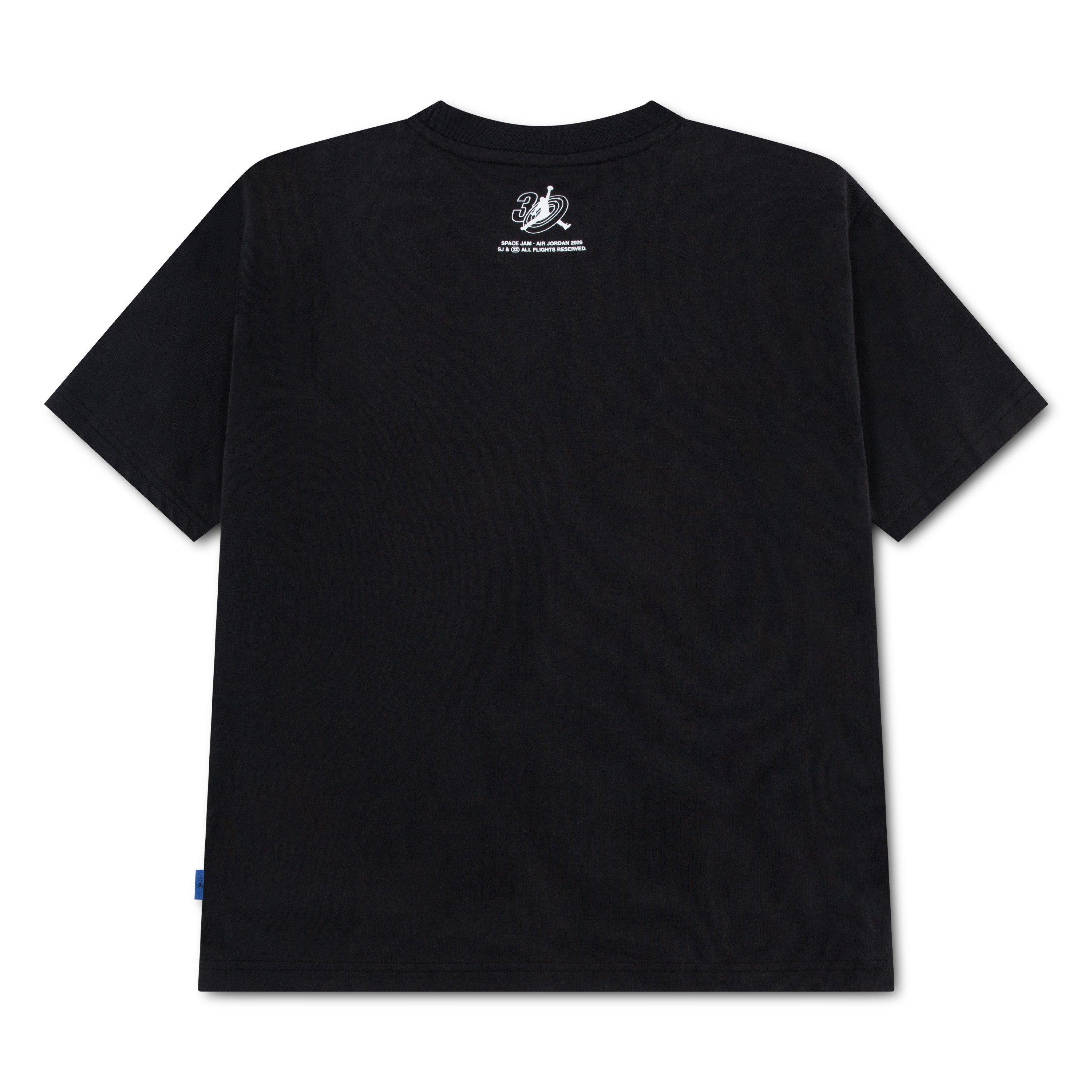 Jordan Big Boys' Space Jam Ball Spin Tee - BLACK/MULTI