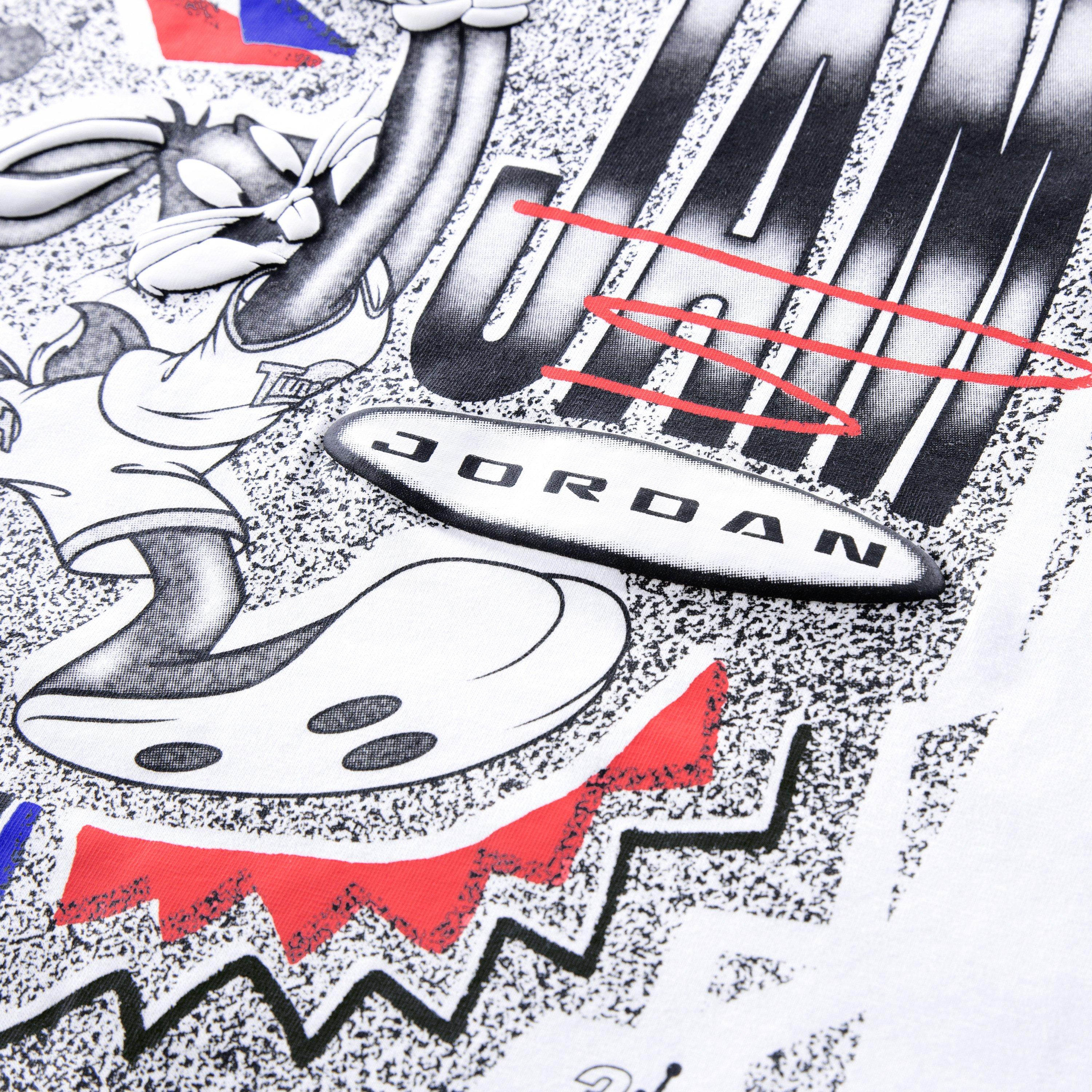 Jordan Big Boys' Space Jam Sketch Tee - WHITE