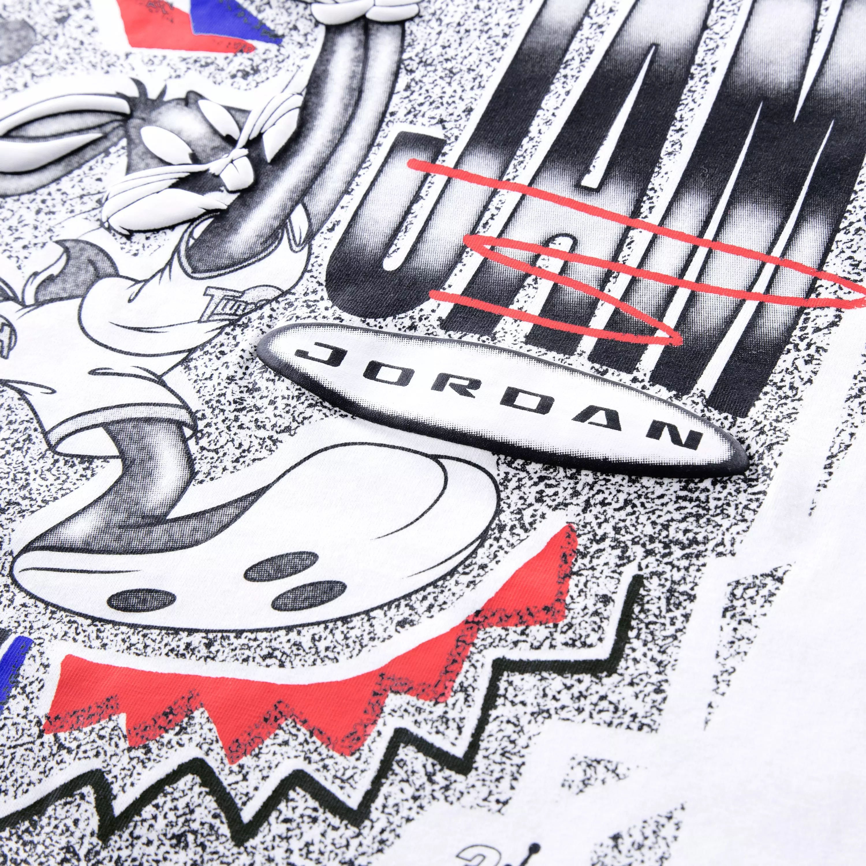 Jordan Big Boys' Space Jam Sketch Tee - WHITE