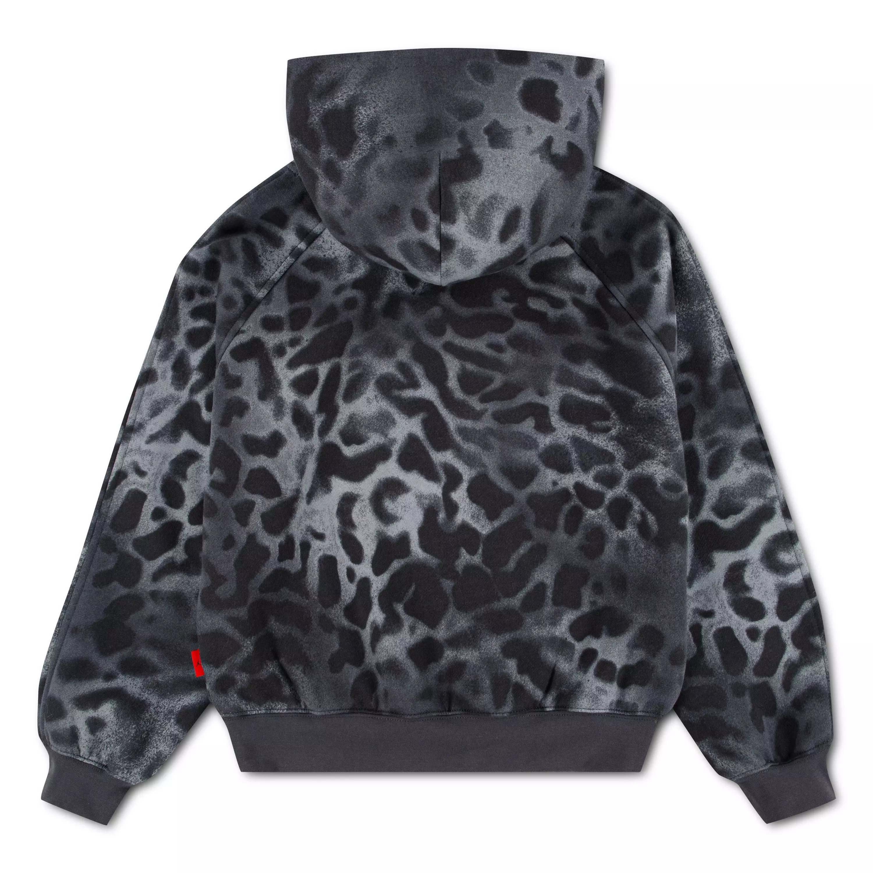 Jordan Big Girls' F And F Cheetah Hoodie - GREY