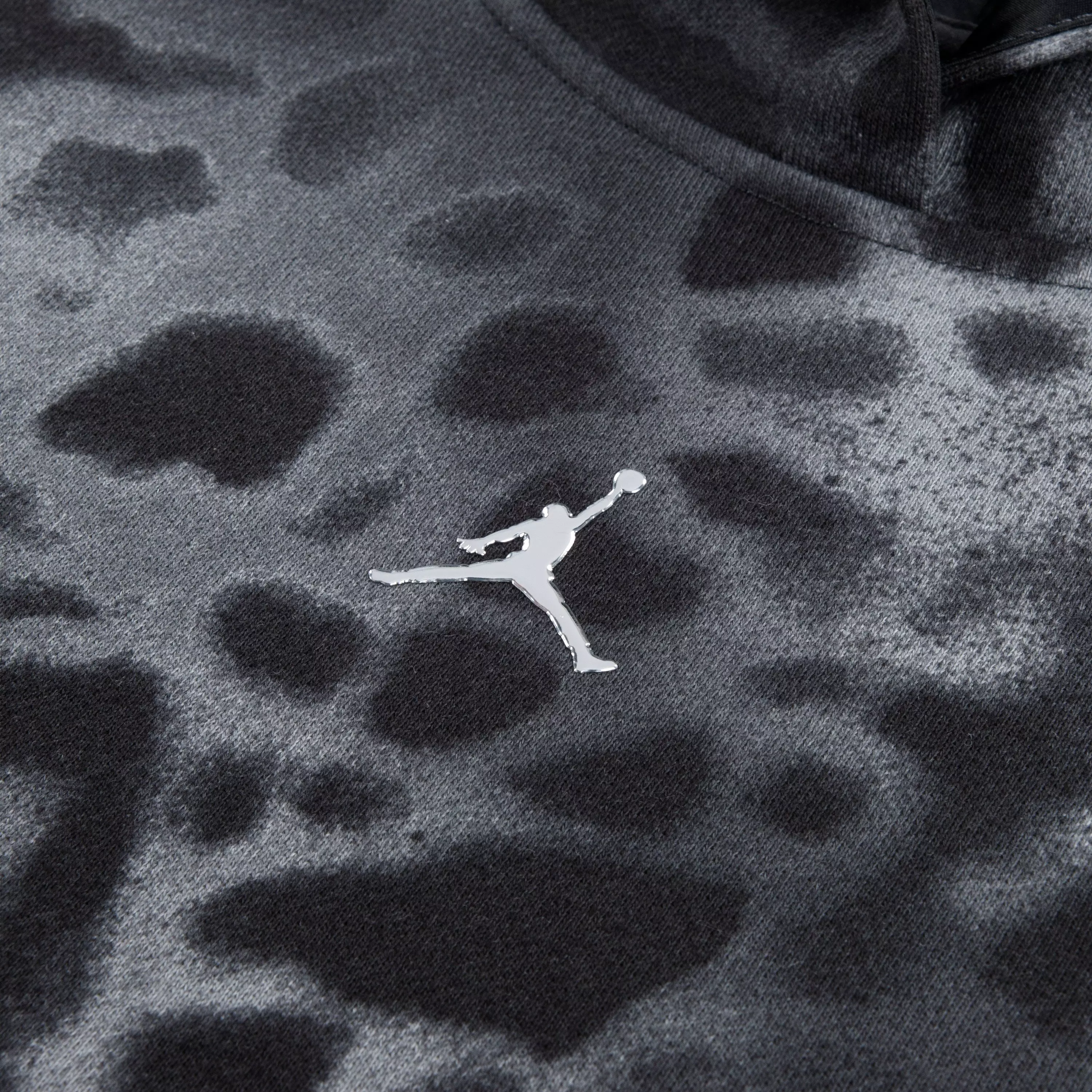 Jordan Big Girls' F And F Cheetah Hoodie - GREY