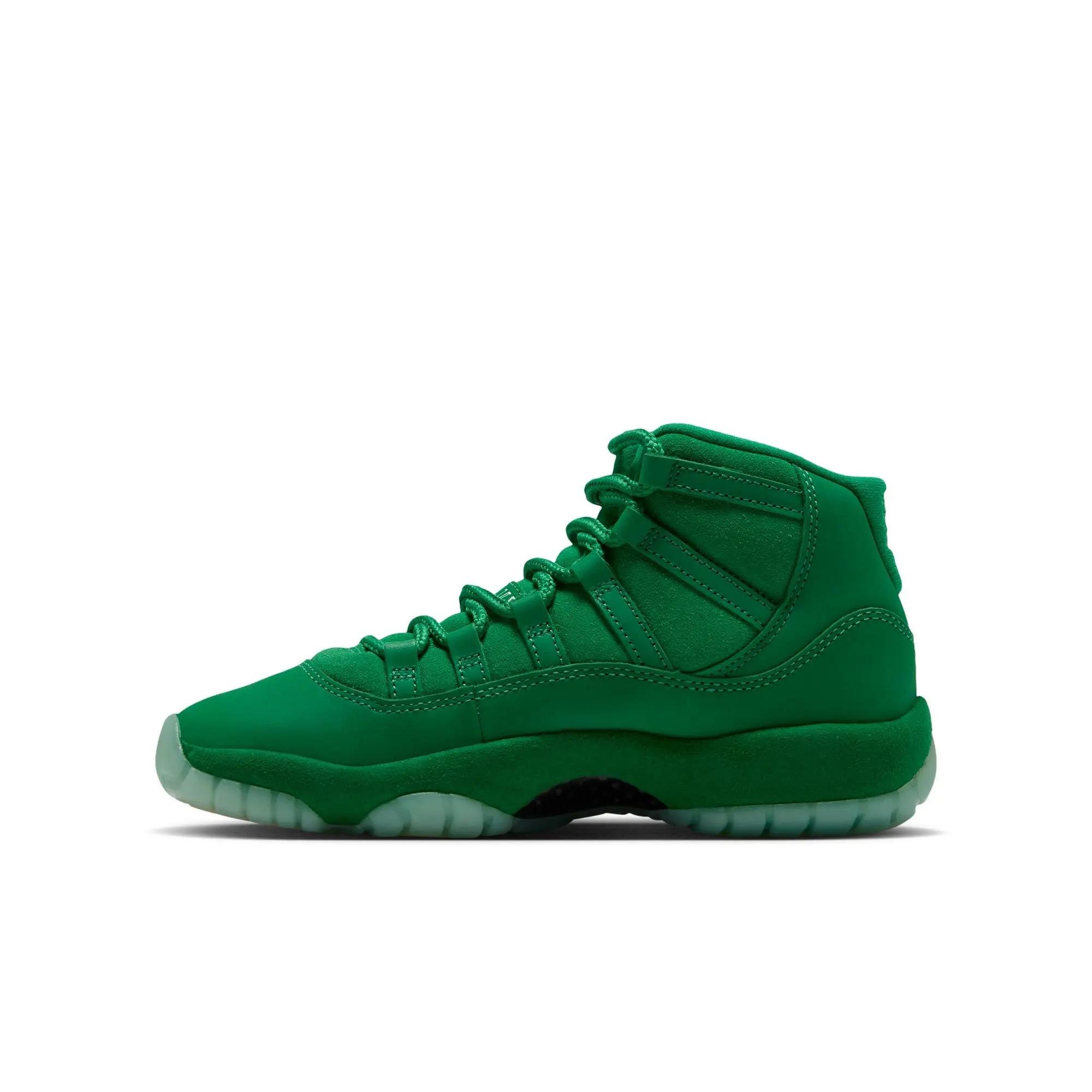 Jordan 11 Retro "Green Screen" Grade School Kids' Shoe - GYM GREEN/LUCKY GREEN