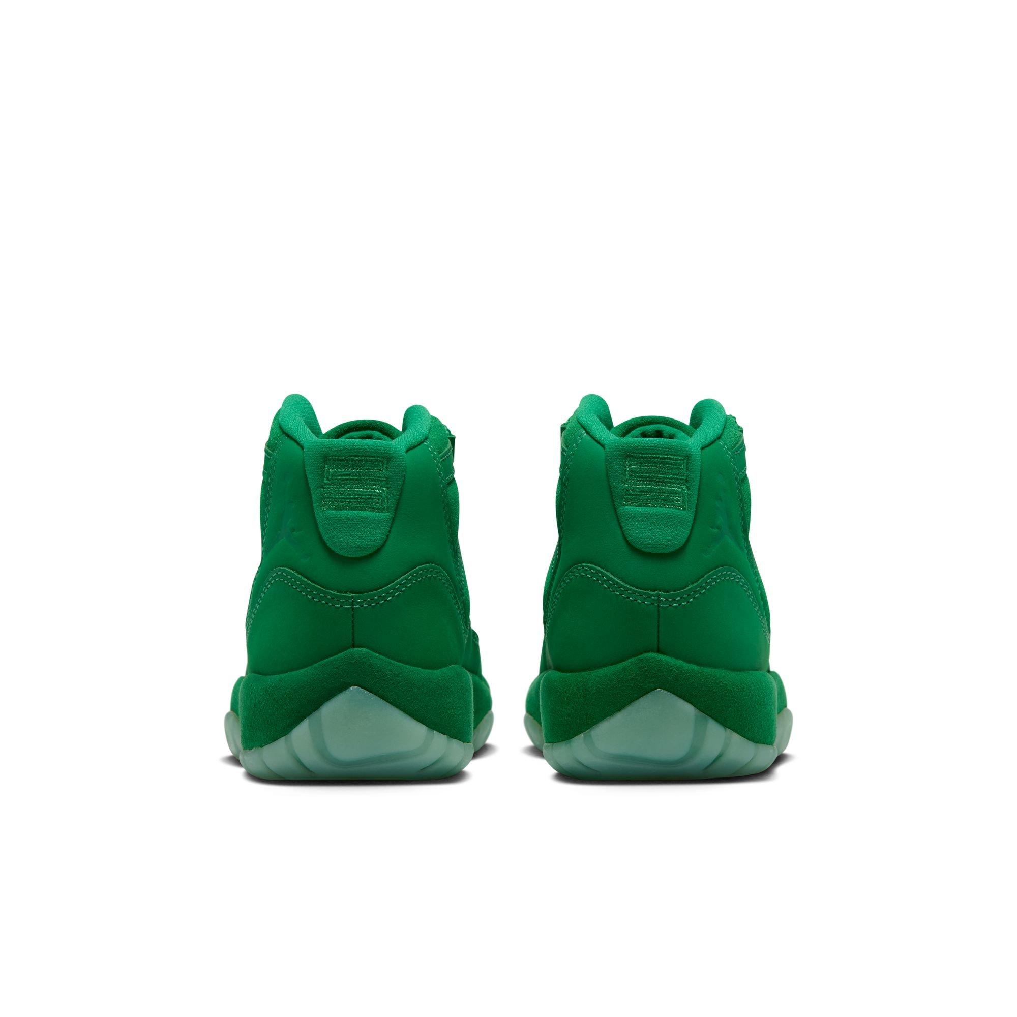 Jordan 11 Retro "Green Screen" Grade School Kids' Shoe - GYM GREEN/LUCKY GREEN