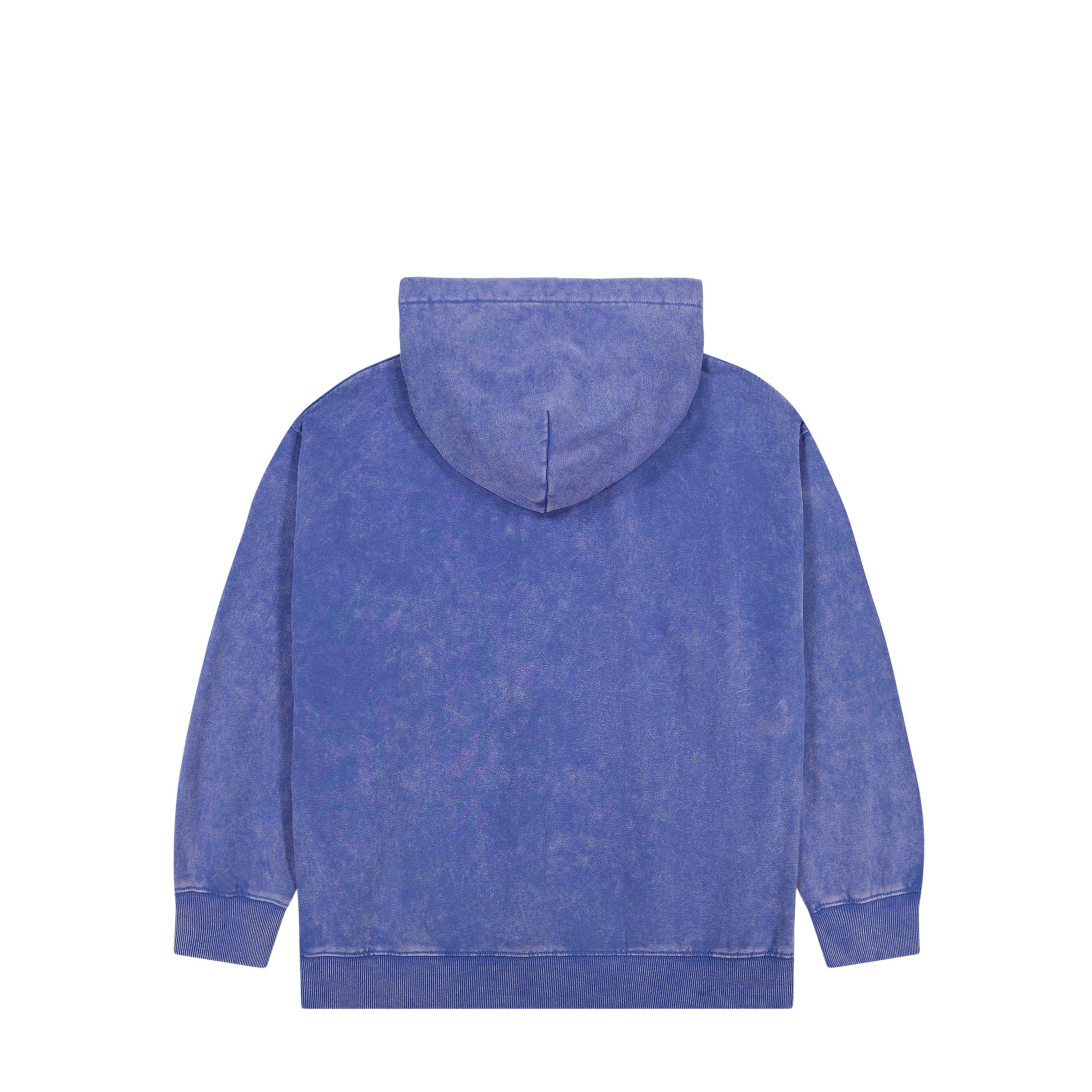 L/AB c/o Off-White Big Boys' Diagonal Garment Wash&nbsp;Hoodie - BLUE