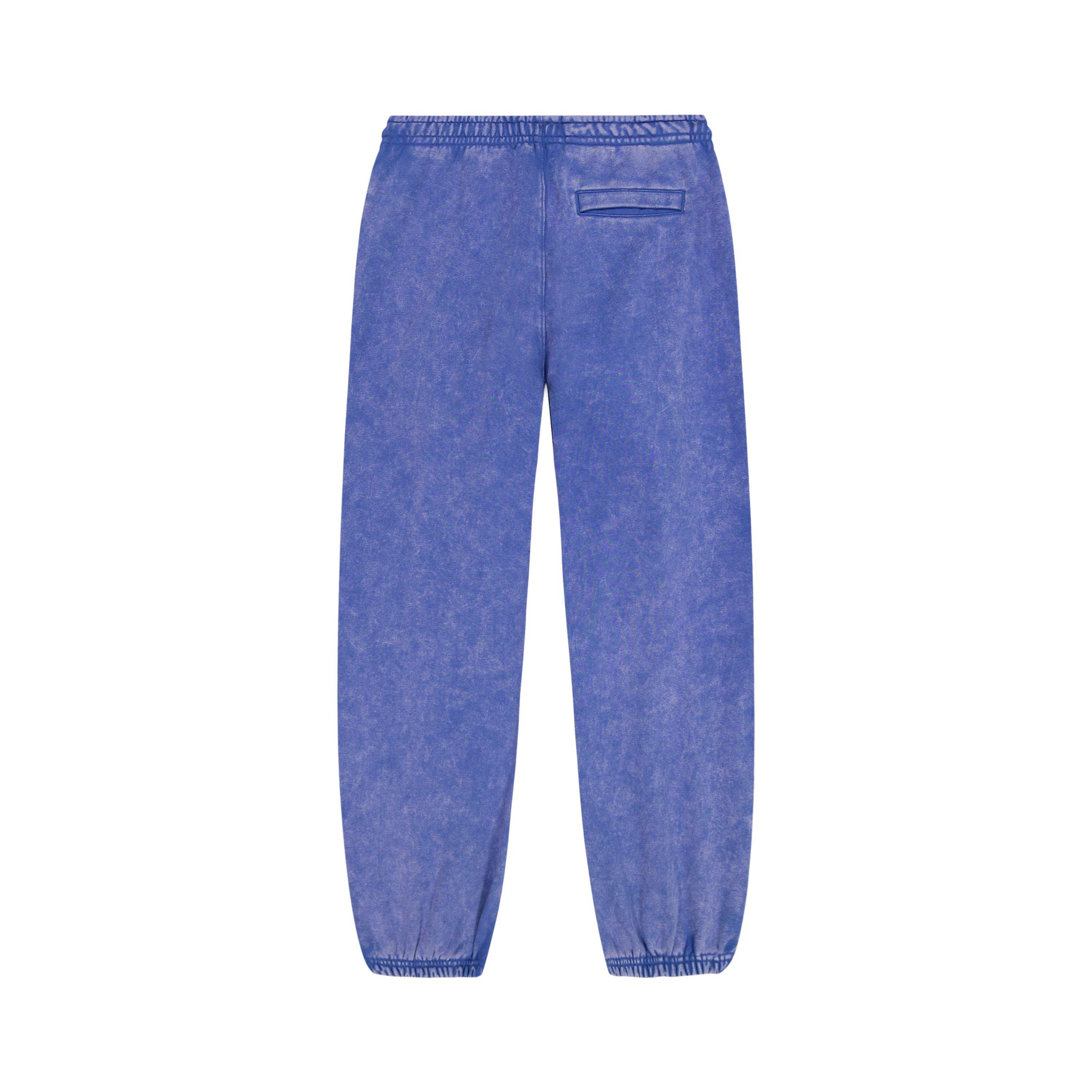 L/AB c/o Off-White Big Boys' Diagonal Garment Wash Joggers - BLUE