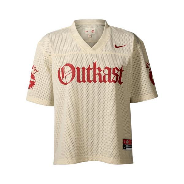 Nike x UGA x Outkast Cropped Women's Football Jersey - WHITE/RED
