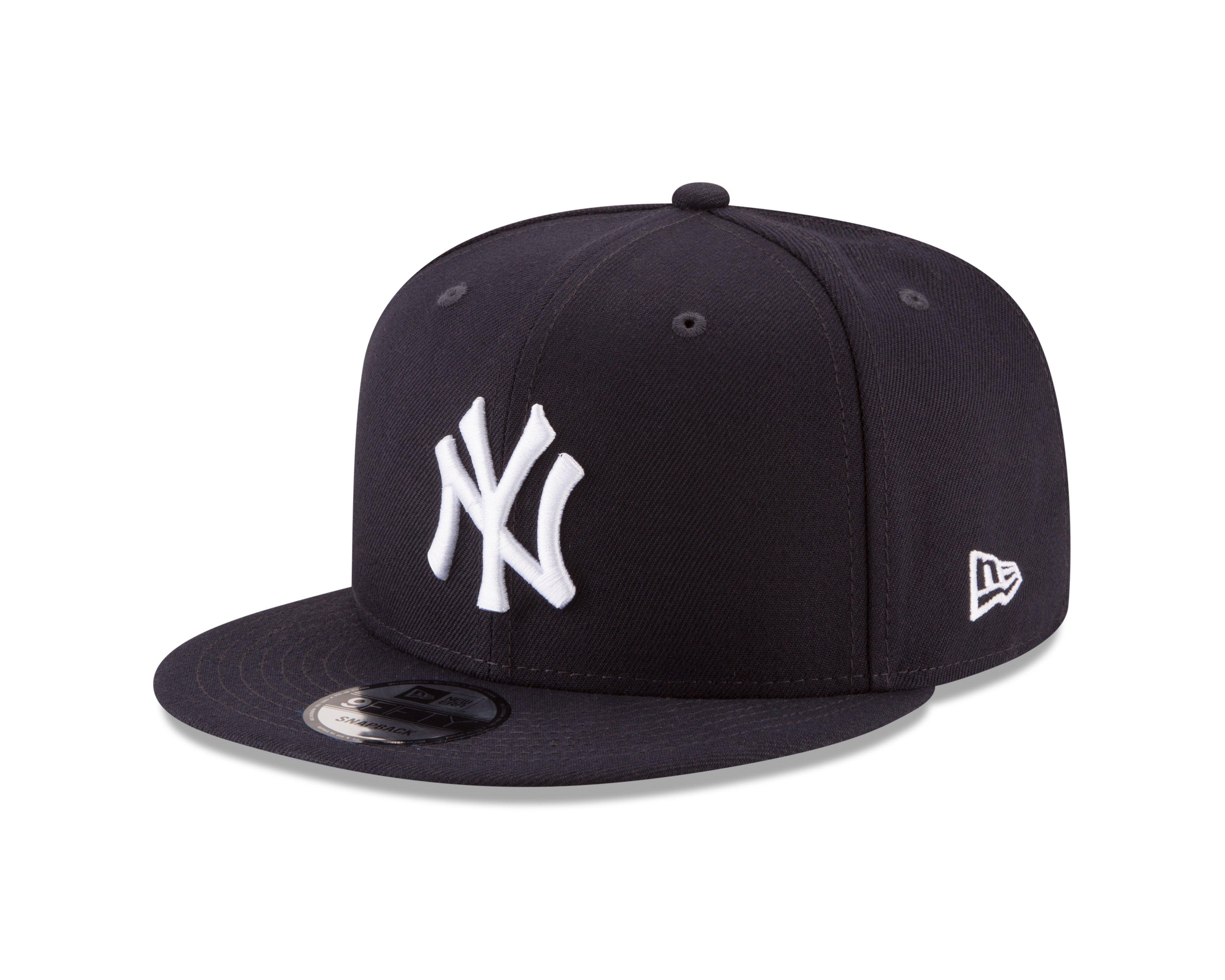 New Era New York Yankees 9FIFTY Basic Team Color Snapback Hat - NAVY Thumbnail View 1