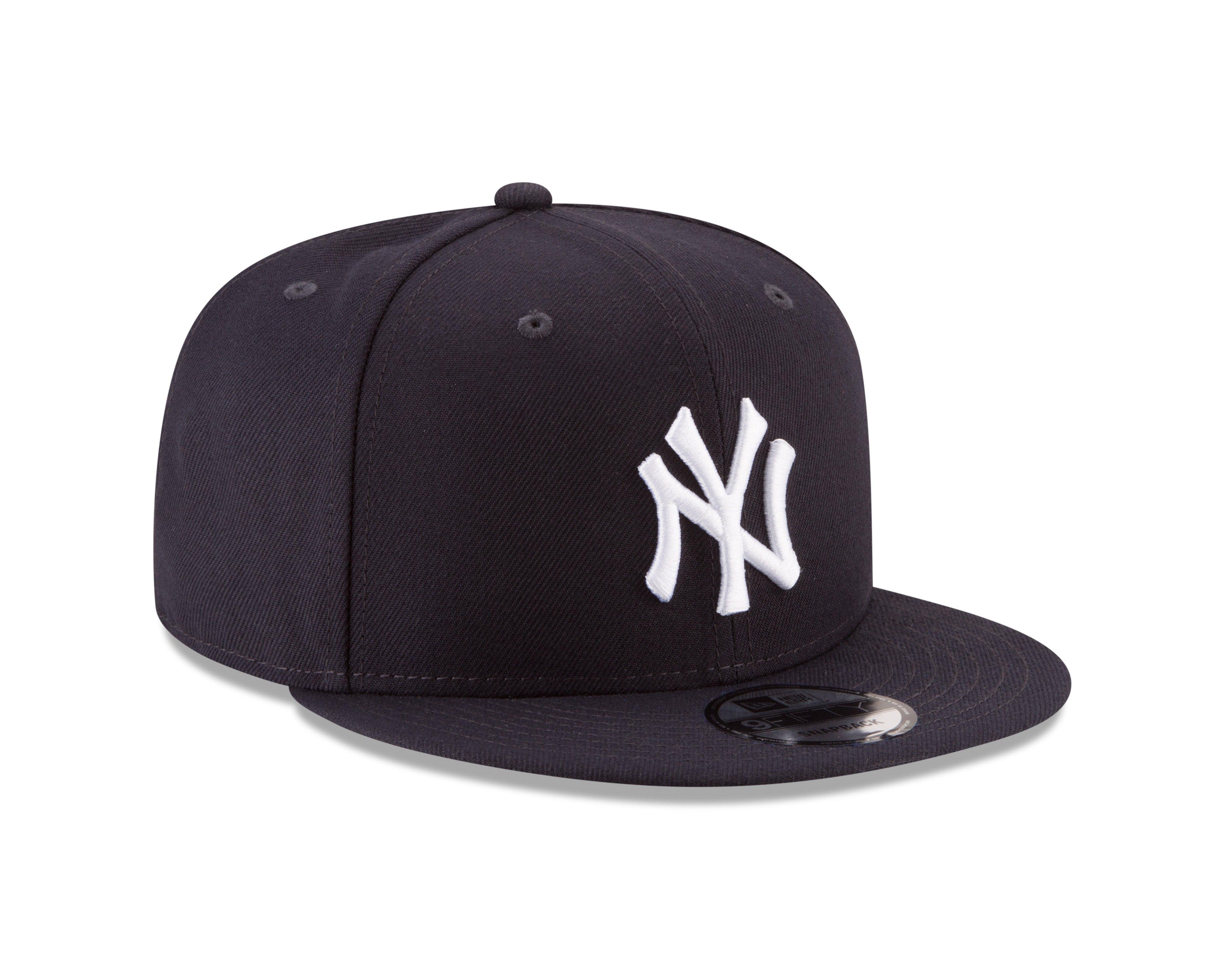 New Era New York Yankees 9FIFTY Basic Team Color Snapback Hat - NAVY Thumbnail View 2