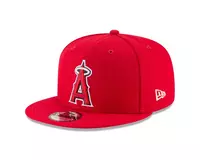New Era Los Angeles Angels 9FIFTY Basic Team Color Snapback Hat - RED