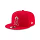 New Era Los Angeles Angels 9FIFTY Basic Team Color Snapback Hat - RED Thumbnail View 1