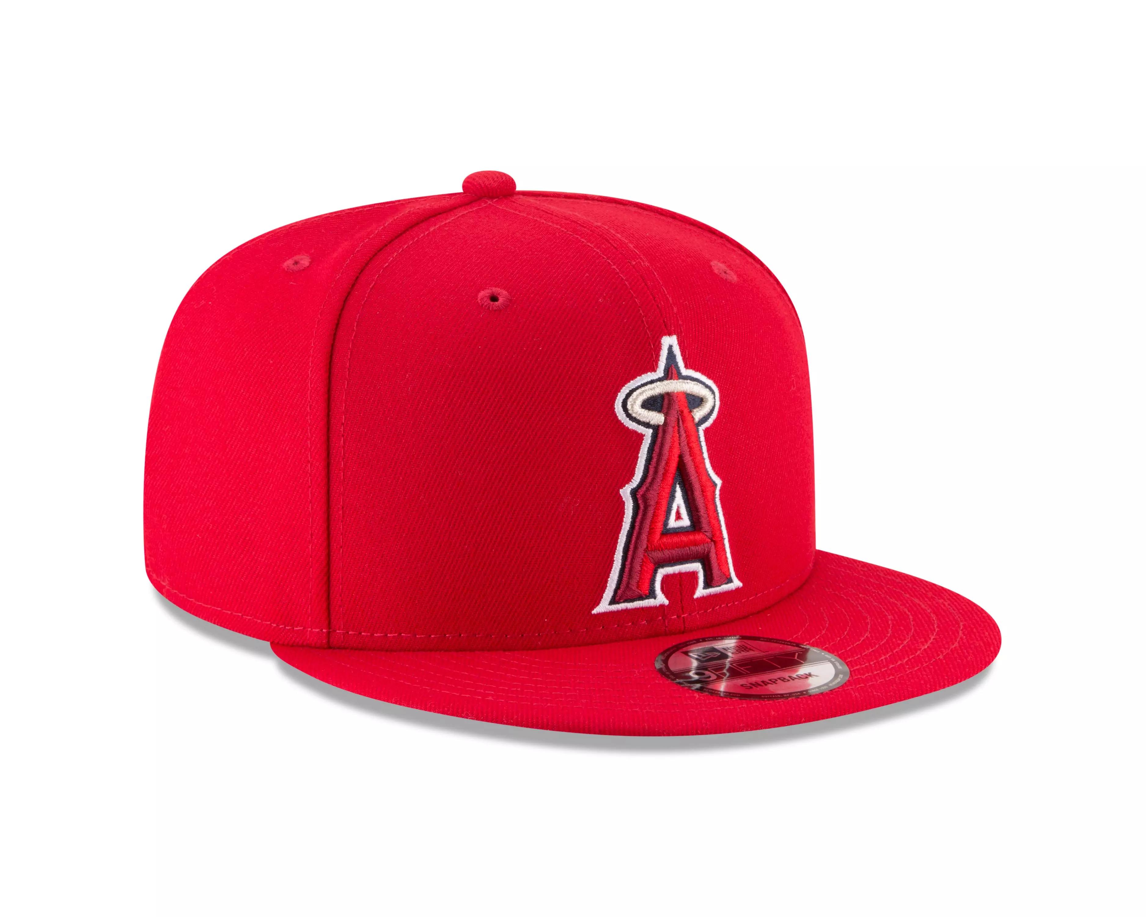 New Era Los Angeles Angels 9FIFTY Basic Team Color Snapback Hat - RED