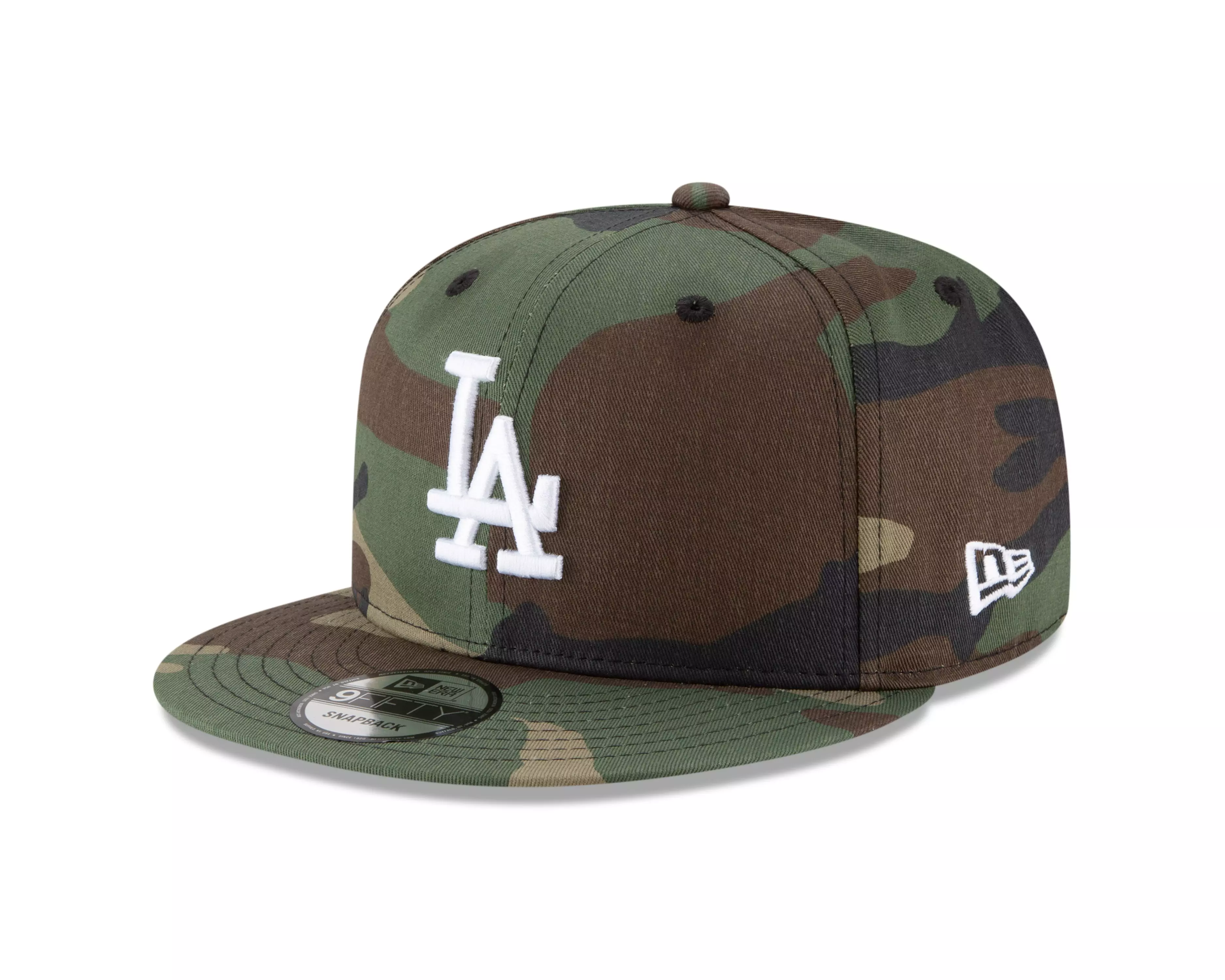 New Era Los Angeles Dodgers 9FIFTY Basic Camo Snapback Hat - GREEN