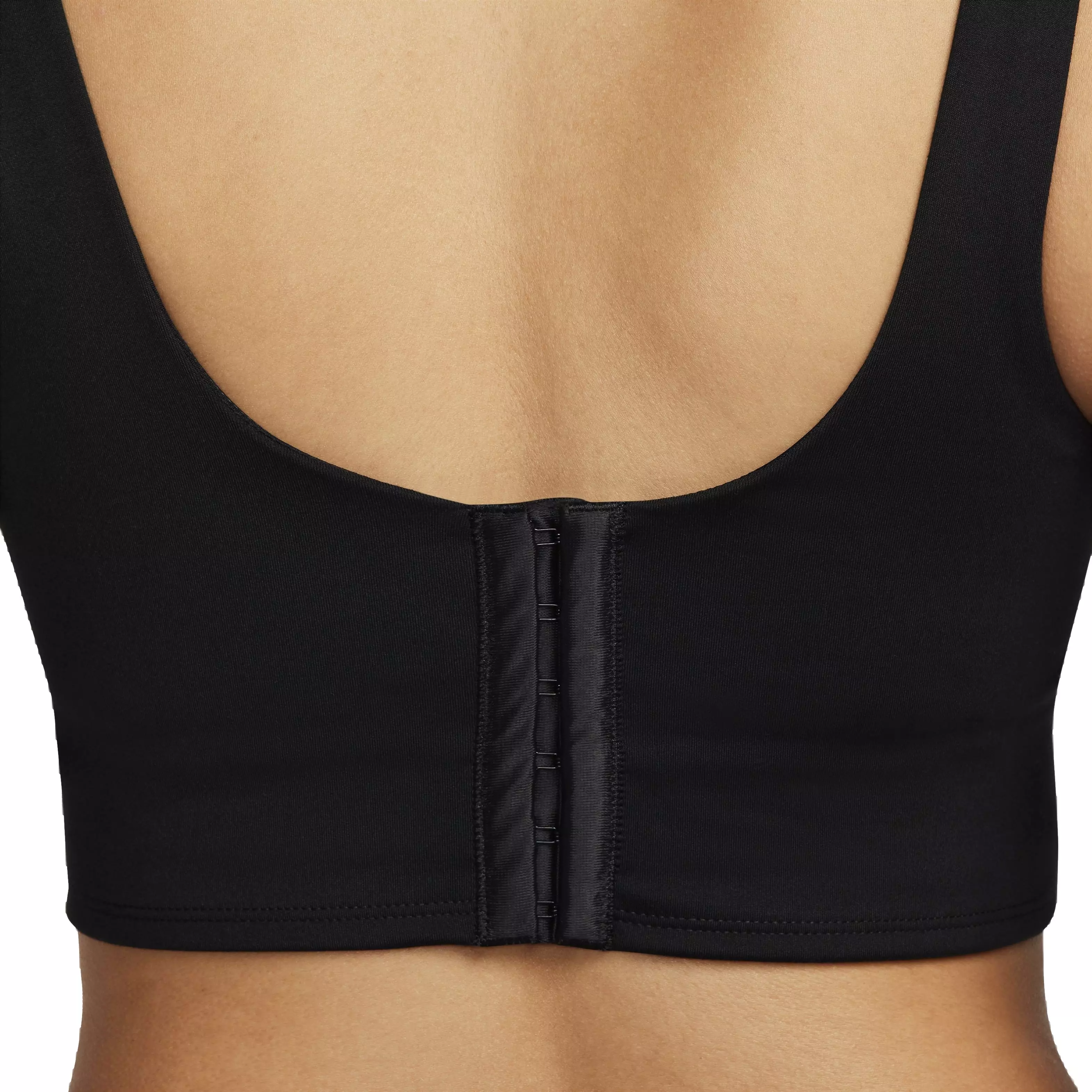 Nike Women's Sportswear Light-Support Padded Corset Bra - BLACK