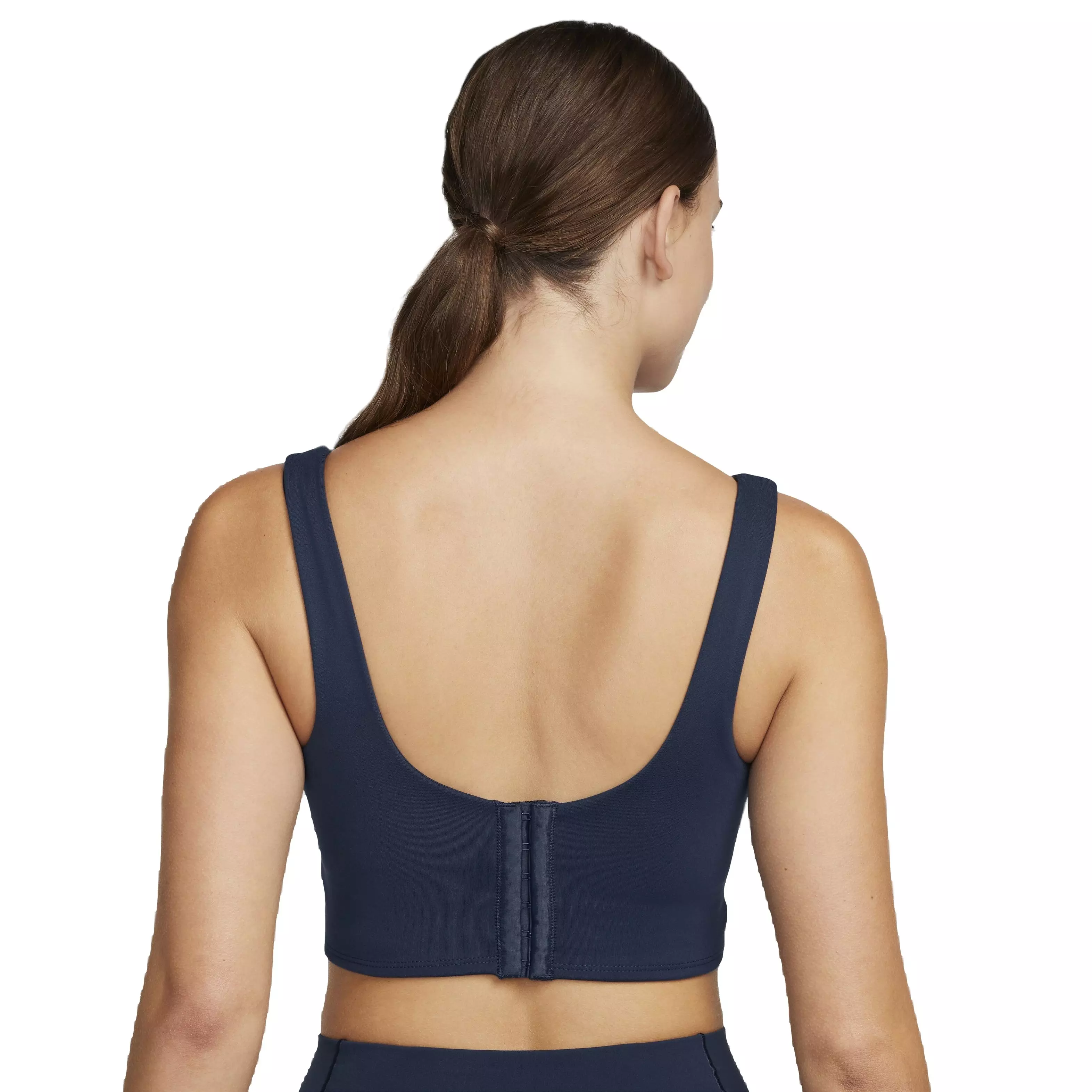 Nike Women's Sportswear Light-Support Padded Corset Bra - NAVY