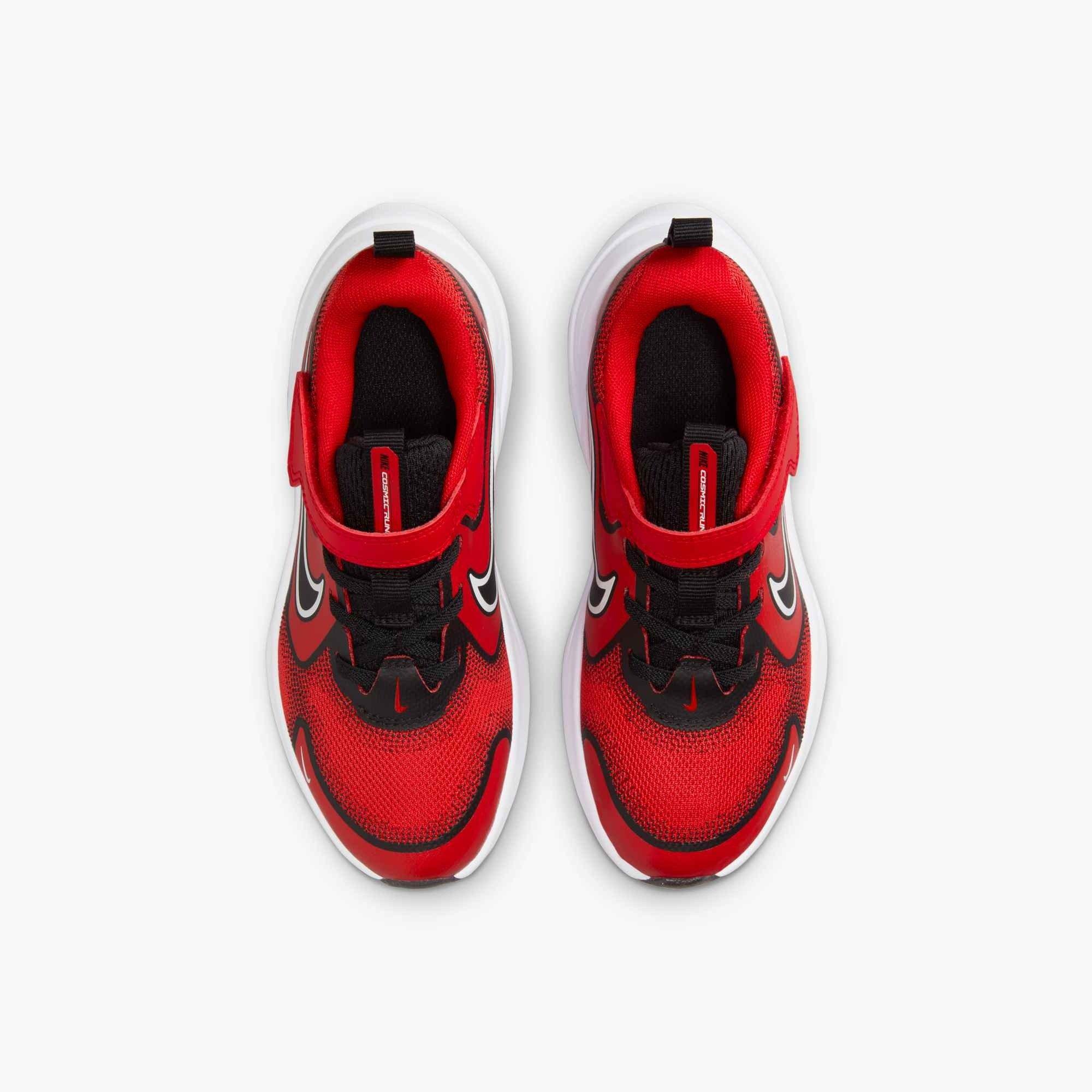Nike Cosmic Runner "University Red/Black/White" Preschool Boys' Running Shoe - RED/BLACK/WHITE Thumbnail View 3