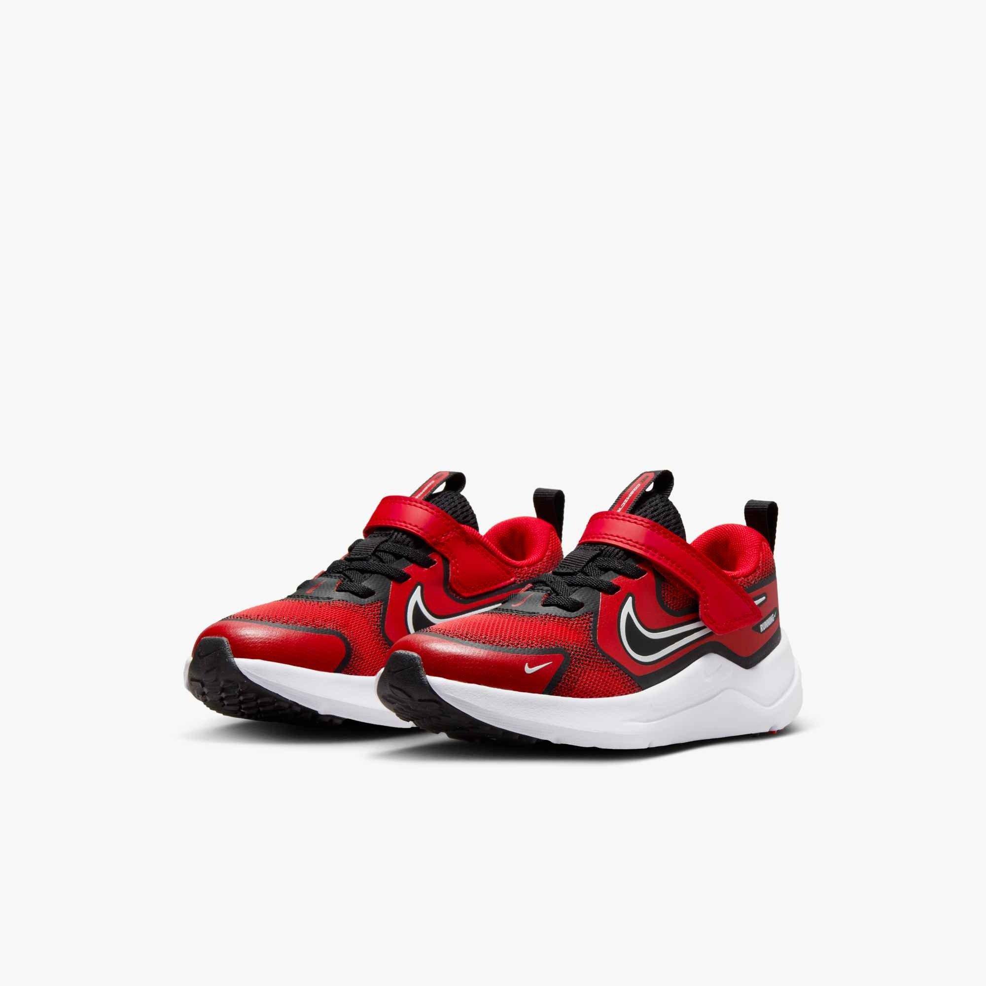 Nike Cosmic Runner "University Red/Black/White" Preschool Boys' Running Shoe - RED/BLACK/WHITE Thumbnail View 4