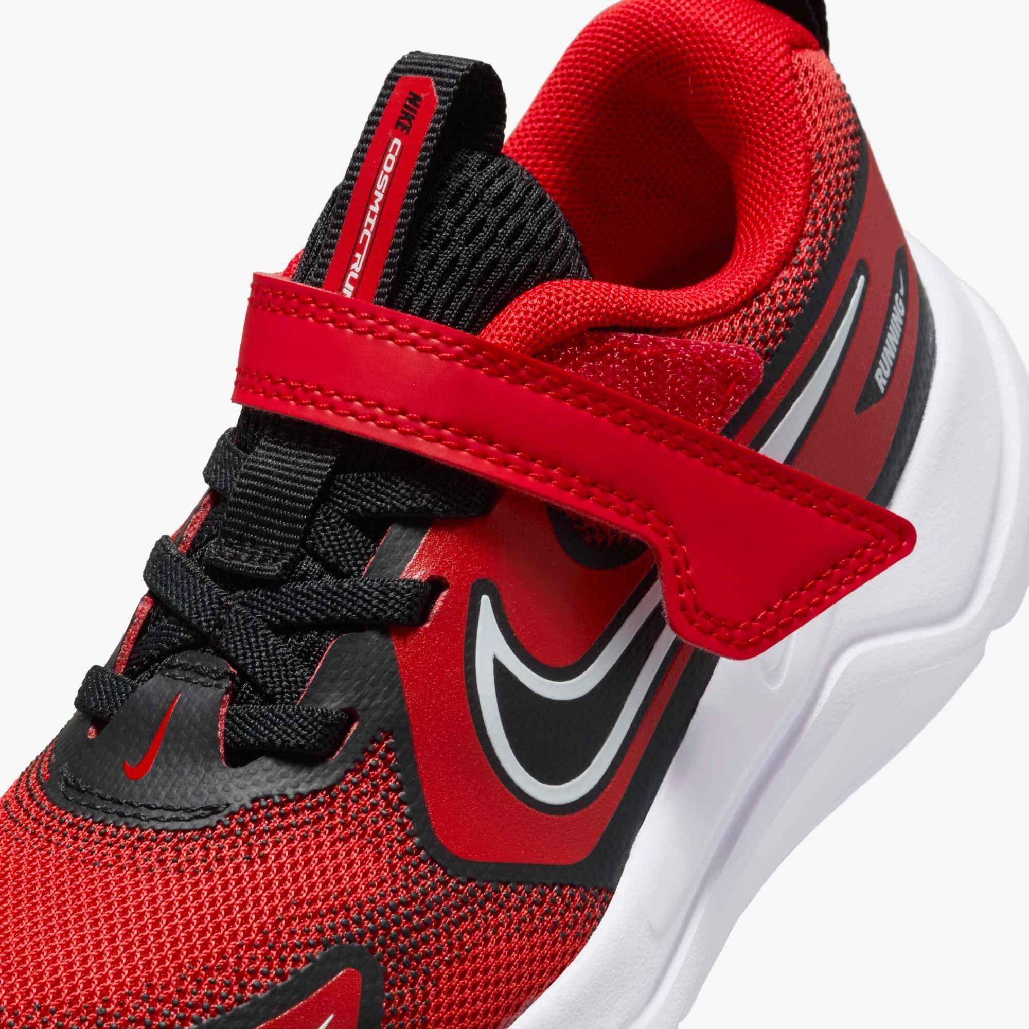 Nike Cosmic Runner "University Red/Black/White" Preschool Boys' Running Shoe - RED/BLACK/WHITE Thumbnail View 6
