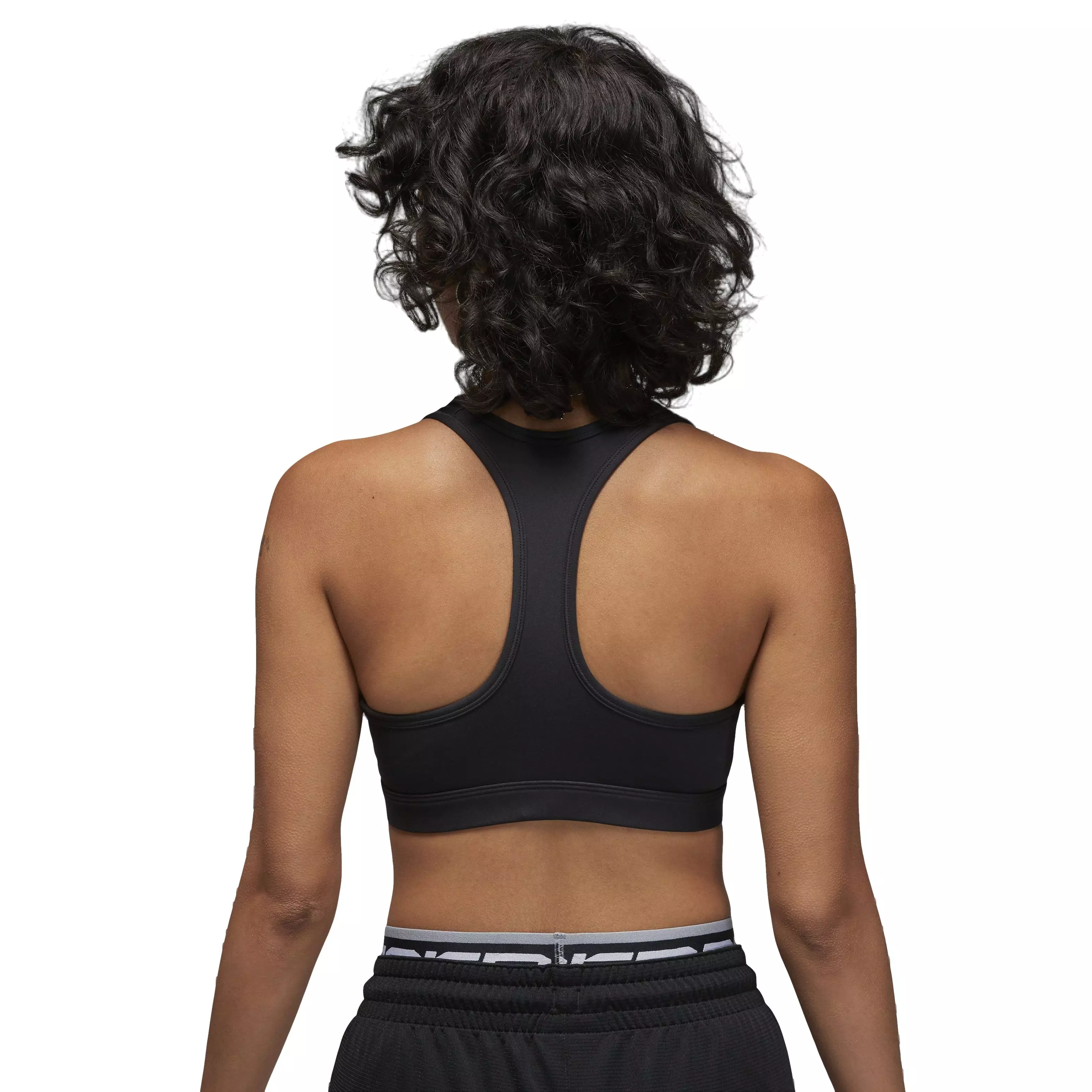 Jordan Women's Medium Support Padded Jumpman Bra - BLACK