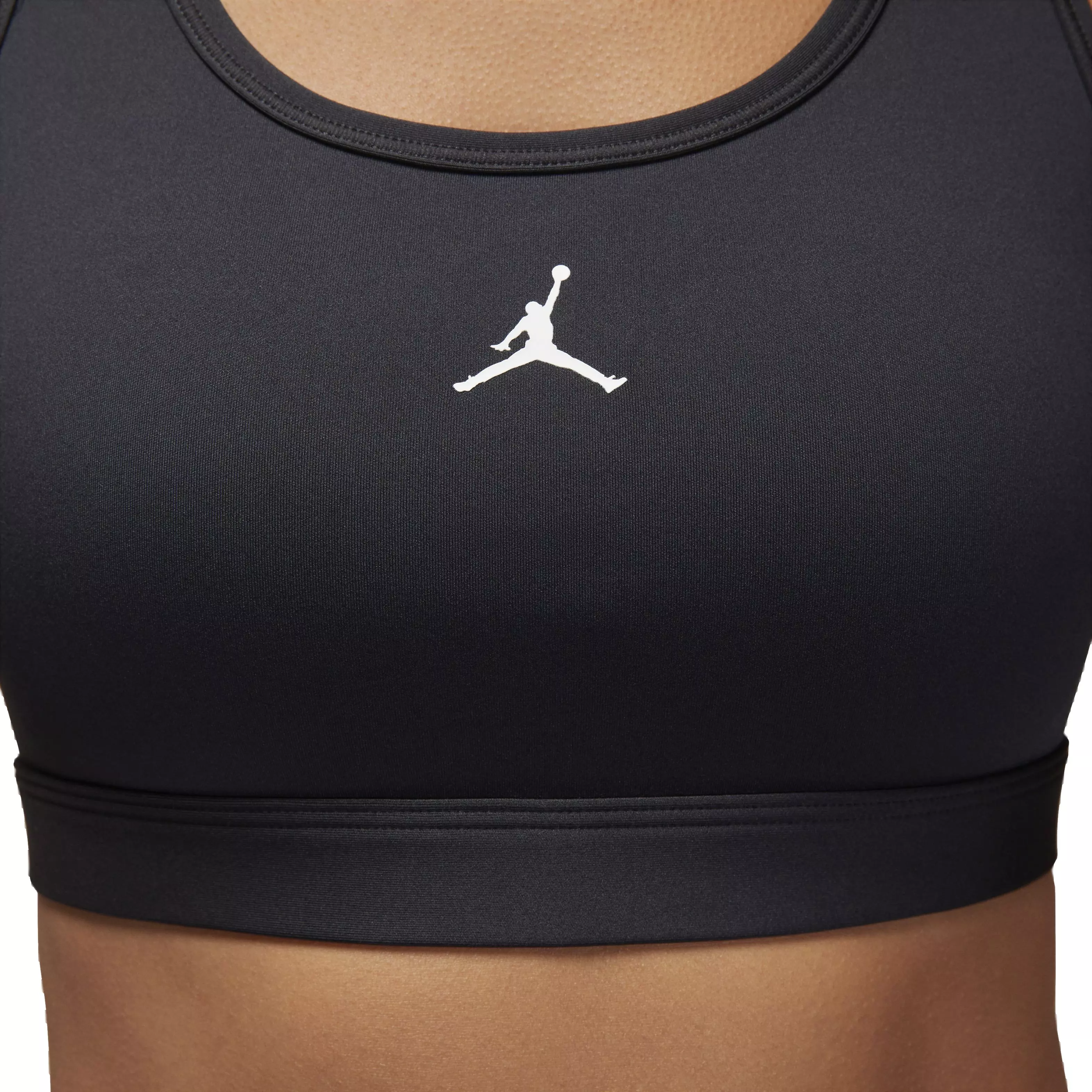 Jordan Women's Medium Support Padded Jumpman Bra - BLACK