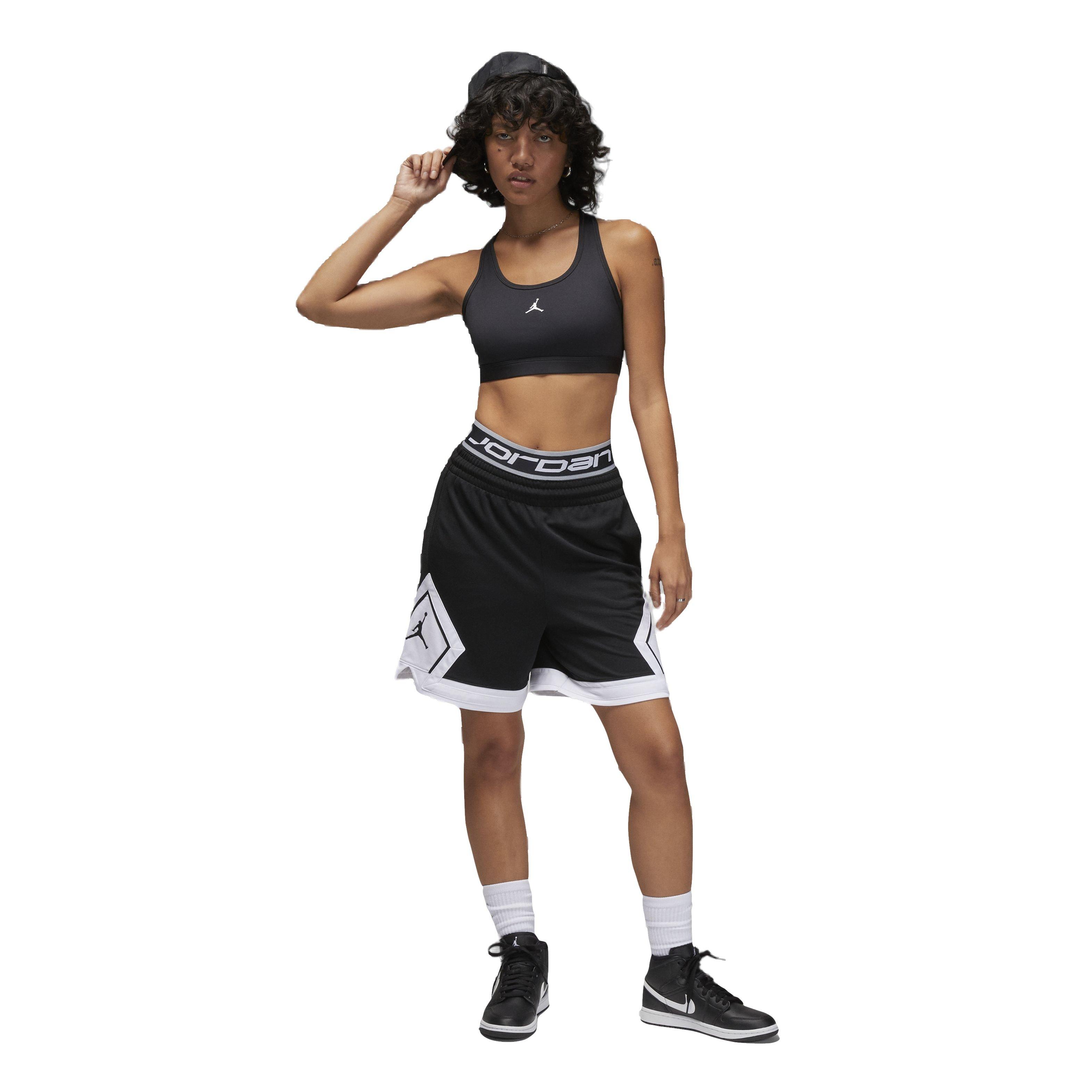 Jordan Women's Medium Support Padded Jumpman Bra - BLACK Thumbnail View 5