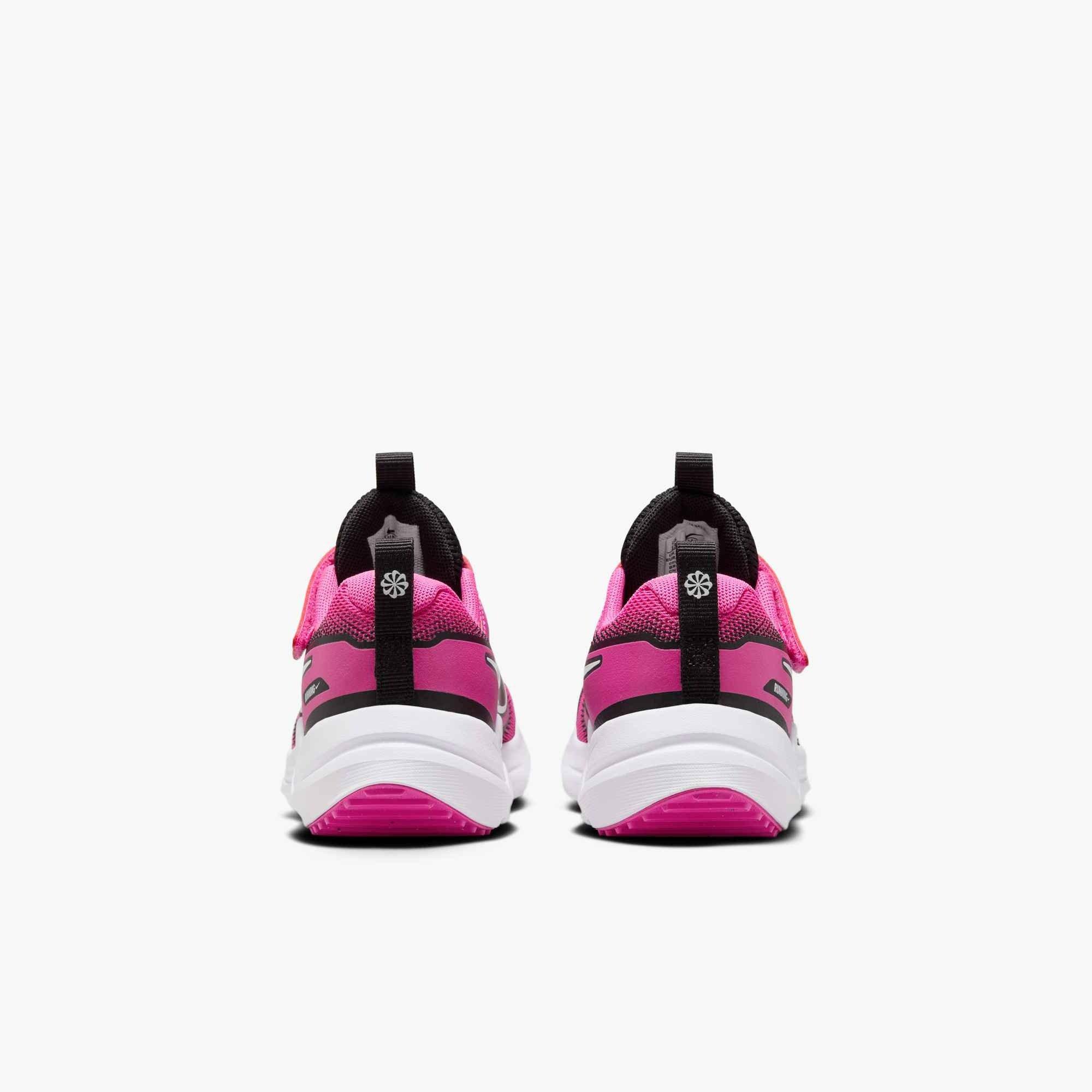 Nike Cosmic Runner "Laser Fuchsia/Black/White" Preschool Girls' Running Shoe - FUCHSIA/BLACK/WHITE Thumbnail View 5