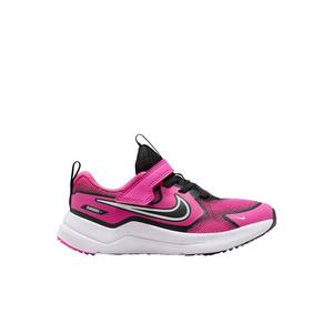 Nike Cosmic Runner "Laser Fuchsia/Black/White" Preschool Girls' Running Shoe