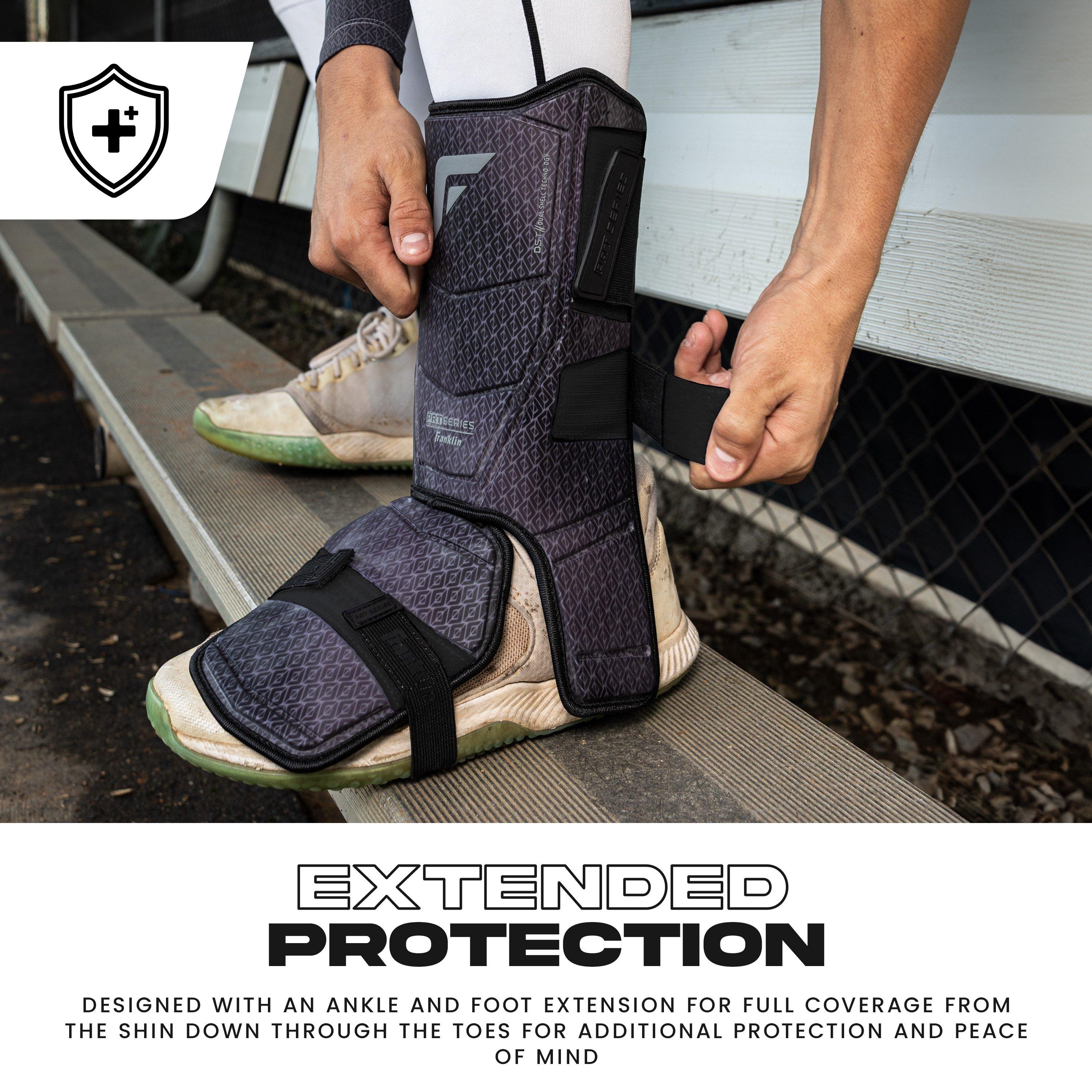 Franklin Youth Baseball PRT DST Protective Leg Guard - BLACK Thumbnail View 8